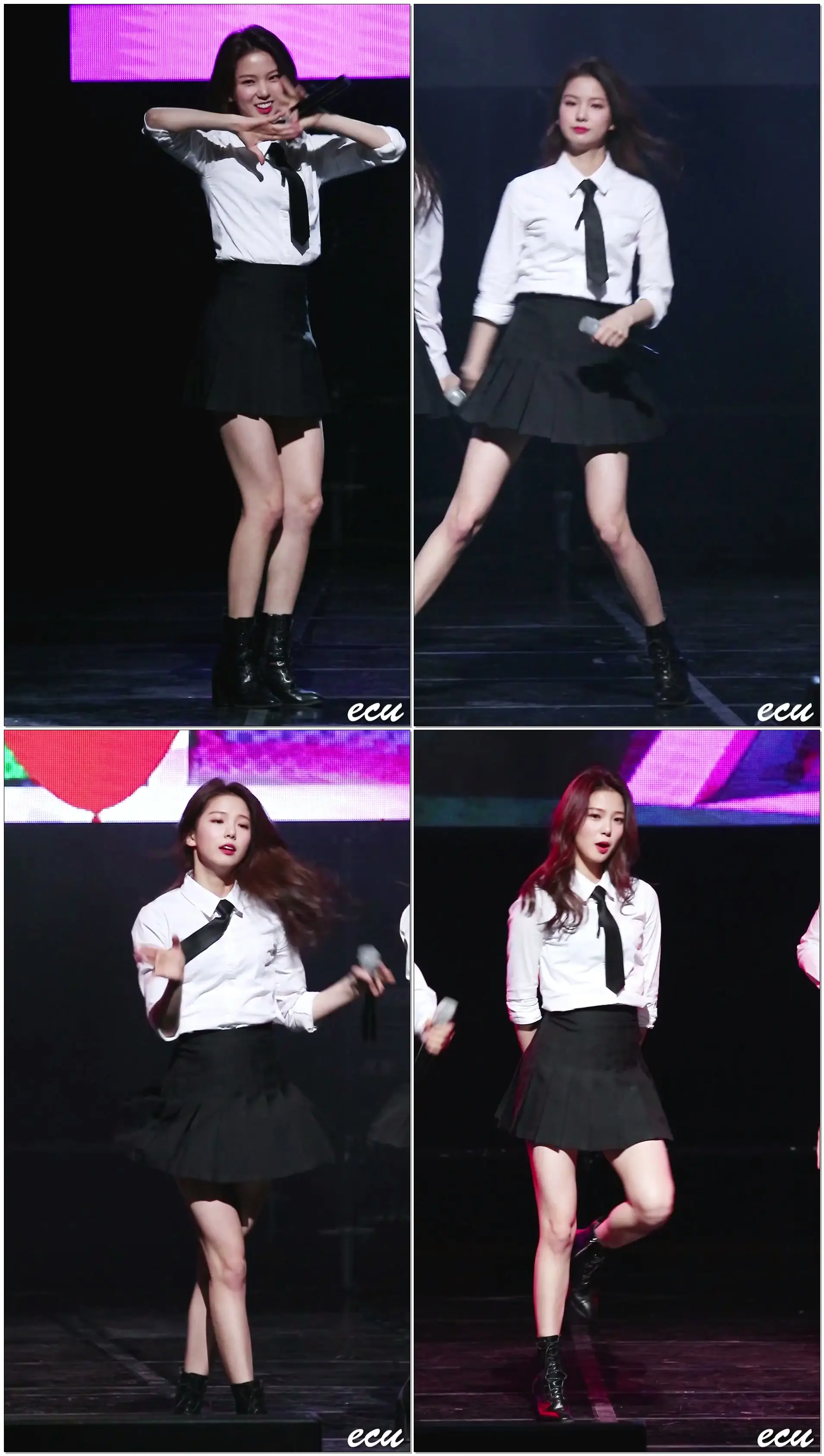 171126 씨엘씨 (CLC) 유진 (YOOJIN) 아니야 (No Oh Oh) / 수능 D+3 콘서트 직캠 fancam by ecu
