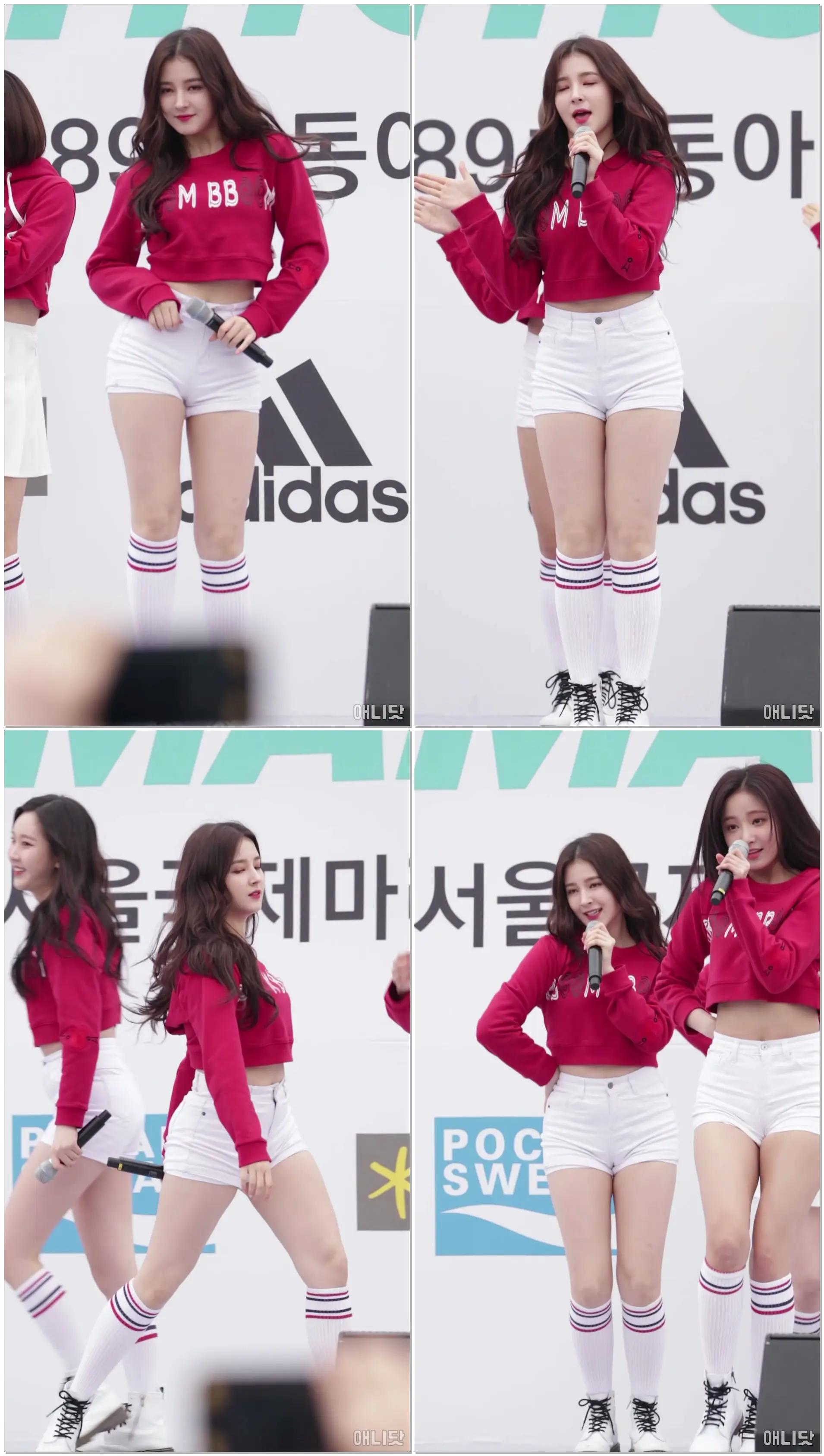 180318 모모랜드 (MOMOLAND) 낸시 직캠 - 짠쿵쾅 (서울 동아 국제 마라톤) By 애니닷