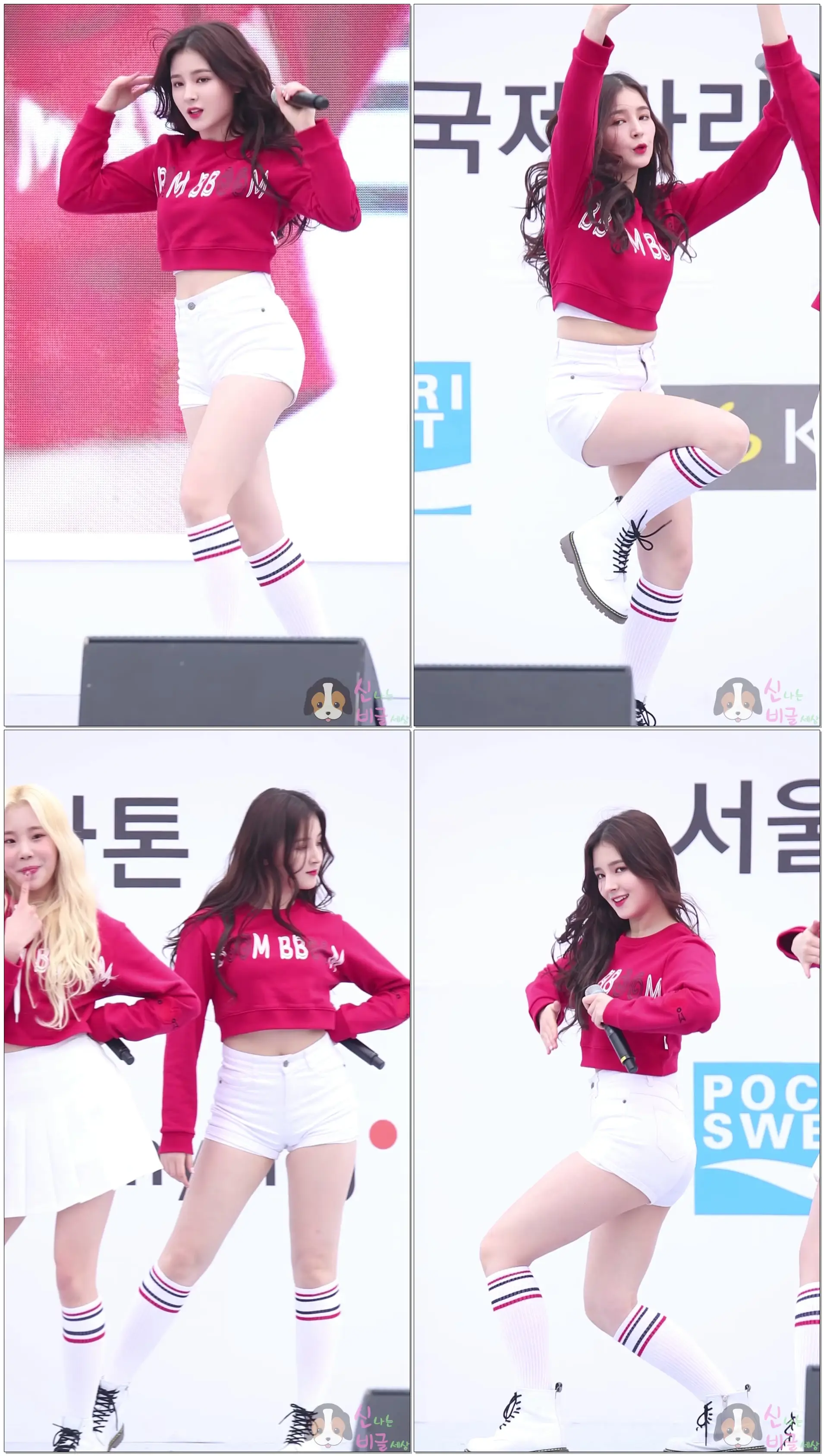 [60f] 180318 모모랜드 (MOMOLAND) 낸시 (NANCY) - 뿜뿜 (BBoom BBoom) @ 2018서울국제마라톤축하공연 By 신비글