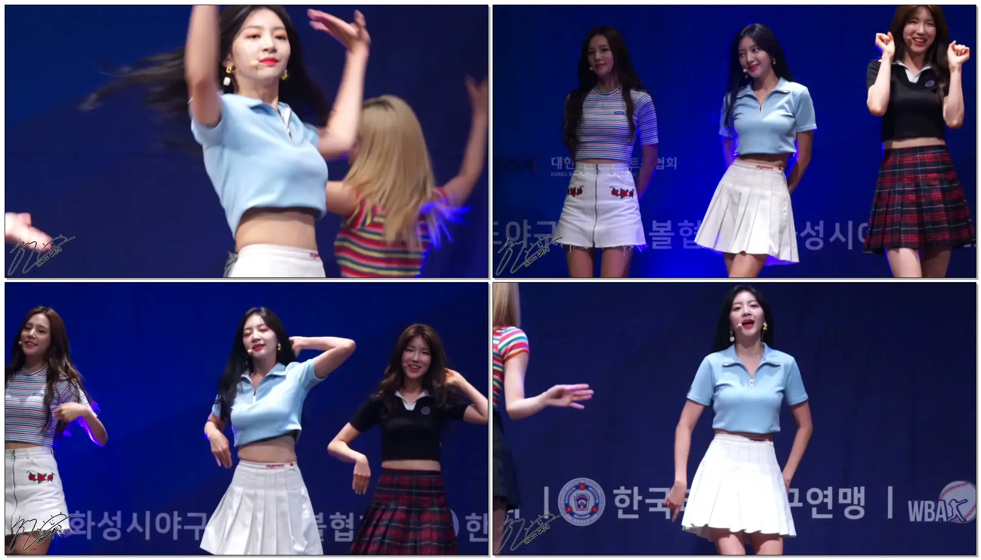 [180721]U-12 전국유소년야구대회 개막식 라붐 해인 - 상상더하기