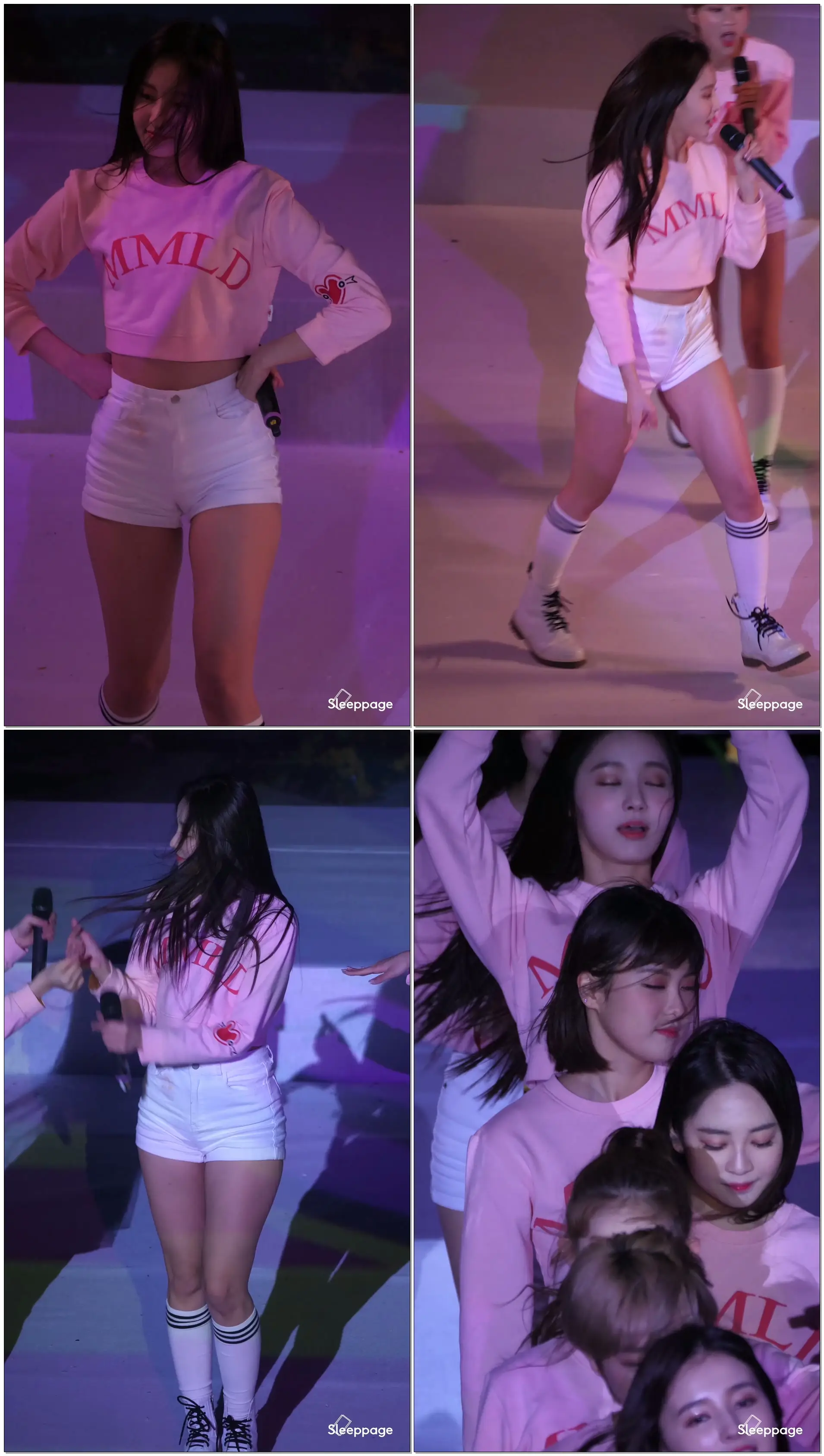 [4K] 180406 모모랜드 MOMOLAND 어마어마해 Wonderful Love 연우 Yeonwoo @ 경주벗꽃축제 BY Sleeppage