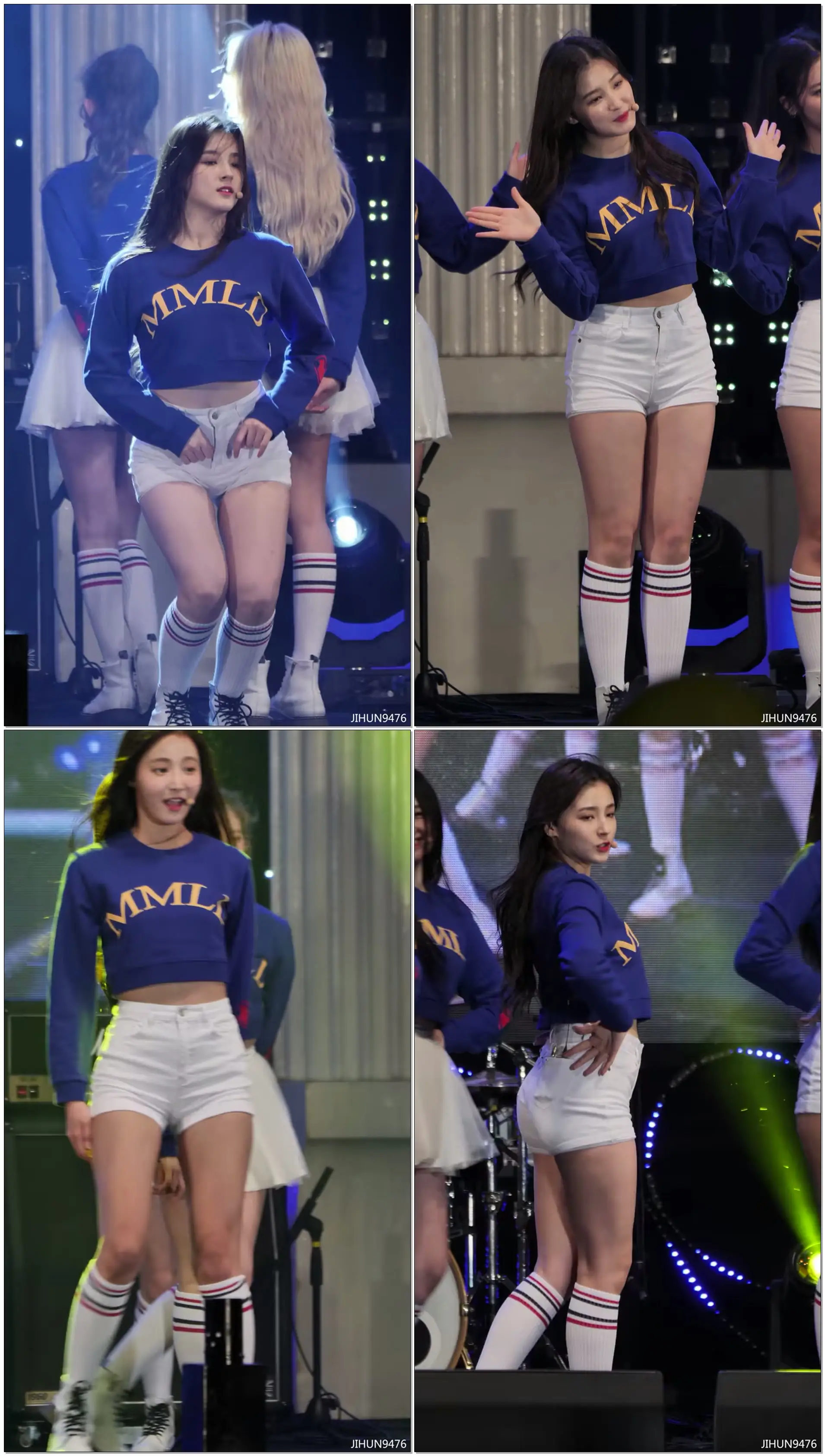[4k] 180331 모모랜드 MOMOLAND(낸시) - 짠쿵쾅 @ 2018 평창 넘어 세계로 공연 직캠 by jihun9476