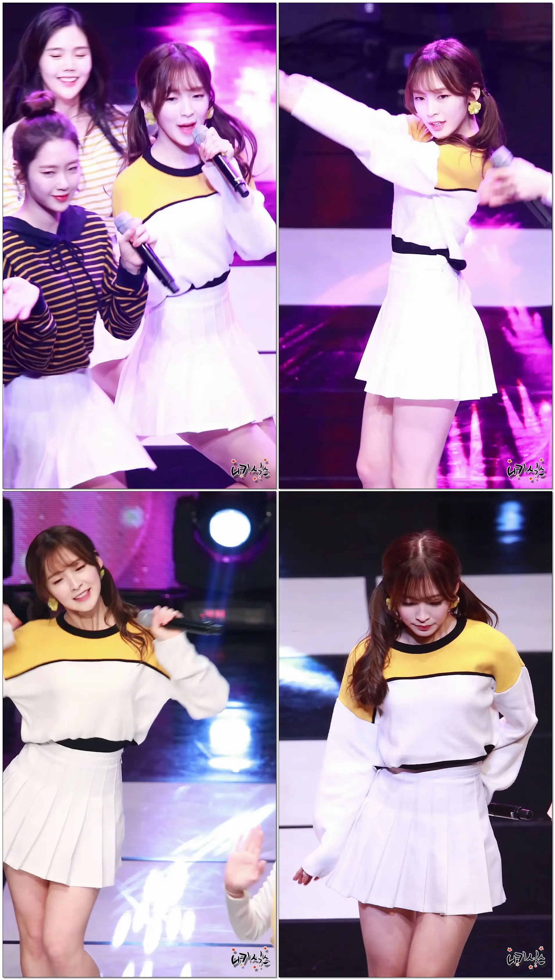 171216 오마이걸(OH MY GIRL) 아린 한 발짝 두 발짝 러브FM 강릉콘서트 직캠(Fancam) by 니키식스