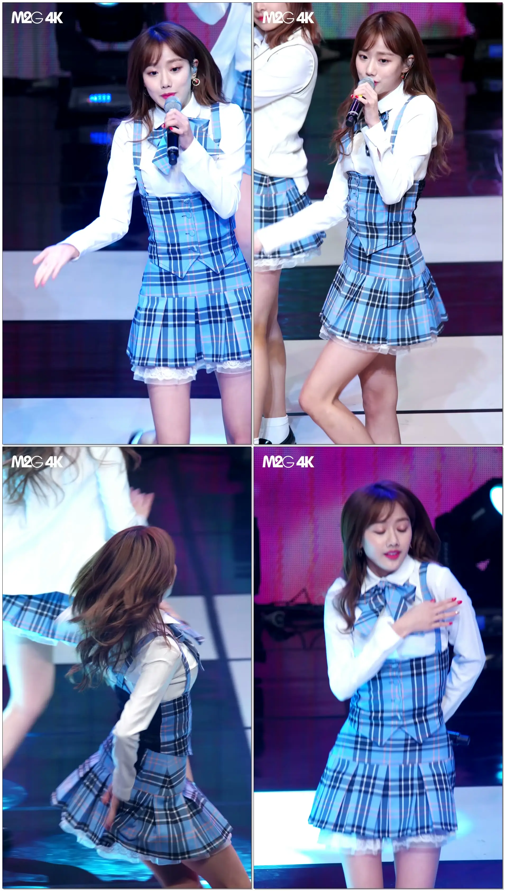 [직캠] 171216 에이프릴 나은 ( 손을 잡아줘 ) - 올림픽 성공 개최 기원 강릉 콘서트