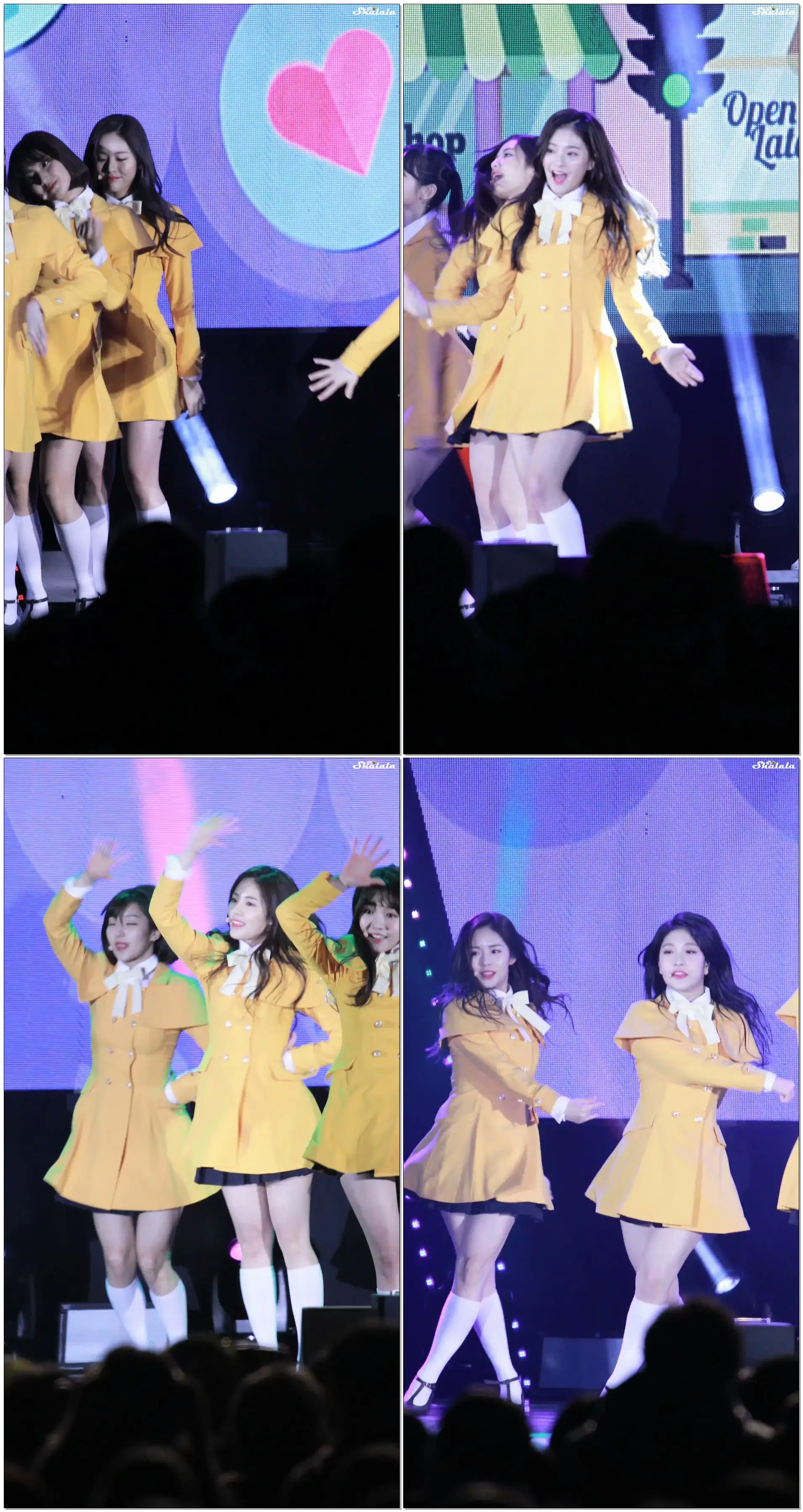 180303 프로미스나인(fromis 9) - To Heart ...이나경 직캠(Lee Nagyung fancam) @평창 동계패럴림픽 성화 봉송