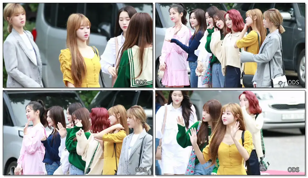 180914 오마이걸(OHMYGIRL) - KBS 뮤직뱅크 출근