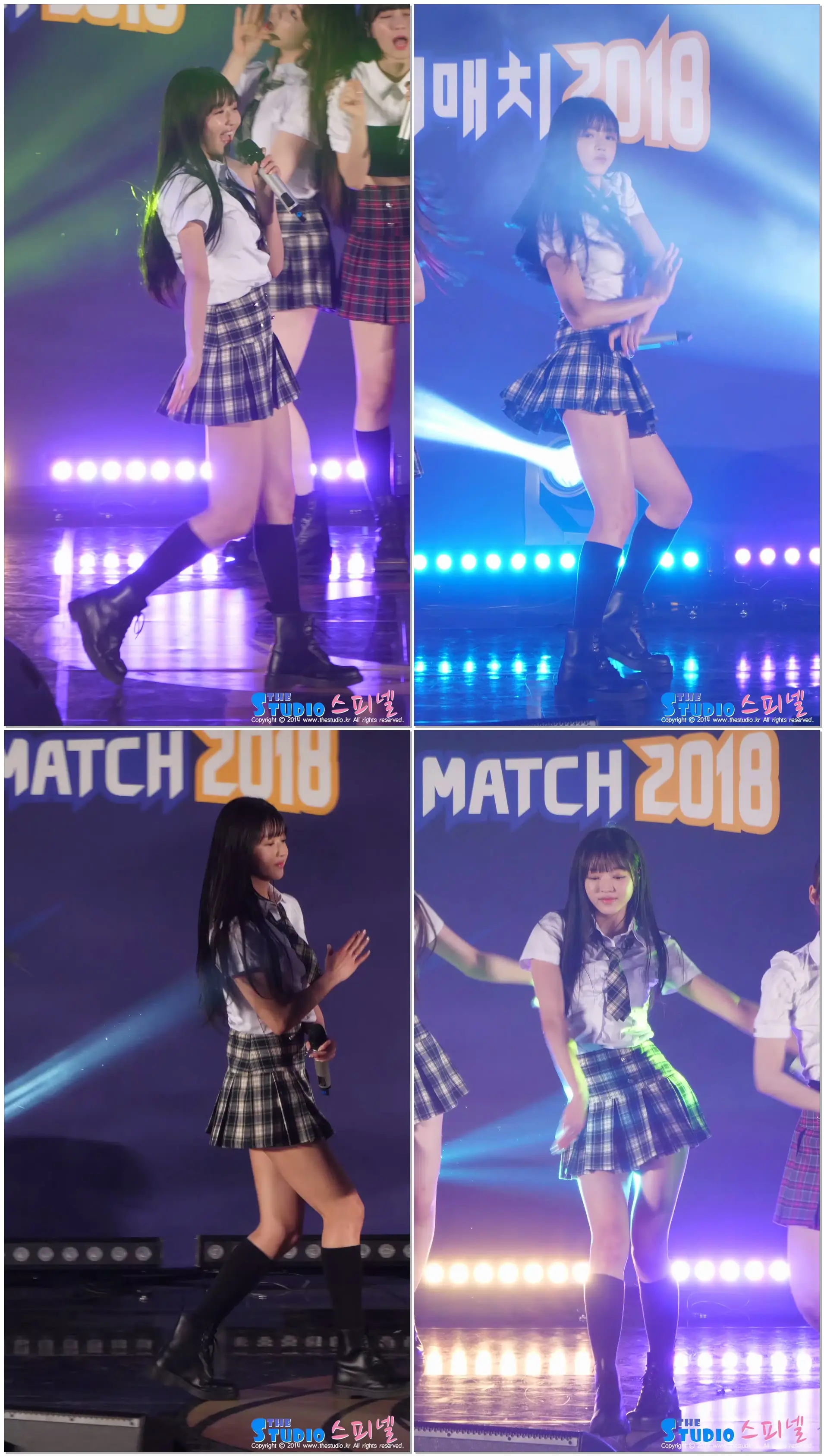 180408 오마이걸 '내 얘길 들어봐' 4K 유아 직캠 OH MY GIRL YooA fancam (여자배구 올스타 슈퍼매치) by Spinel