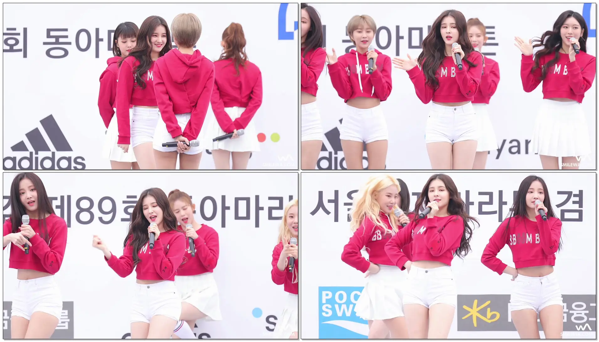180318 모모랜드 (MOMOLAND) '짠쿵쾅' 낸시 4K 직캠 @서울 국제 마라톤 대회 4K Fancam by -wA-