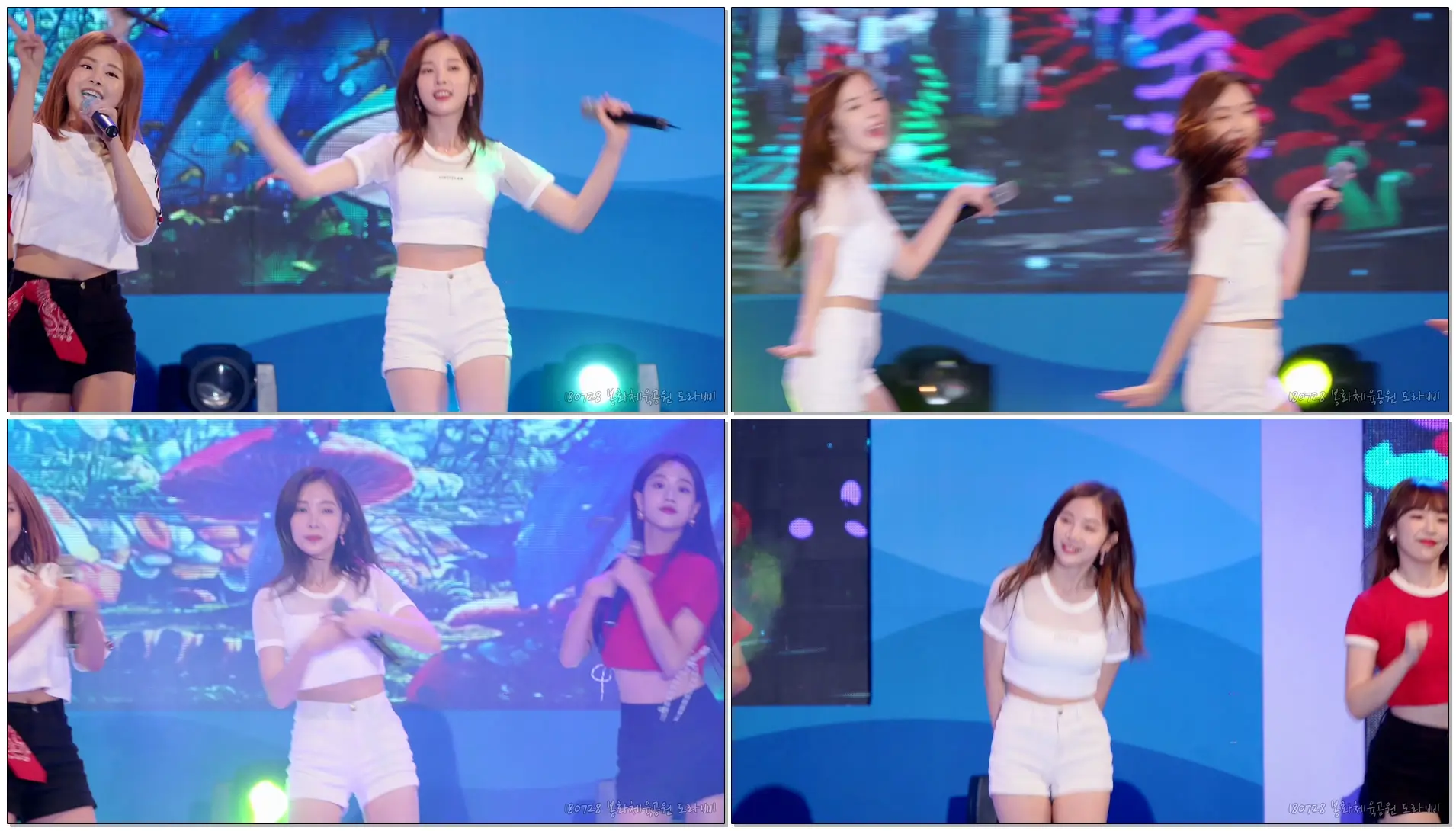 [4K] 180728 에이프릴 윤채경 '팅커벨' 직캠 by 도라삐 @ 봉화은어축제
