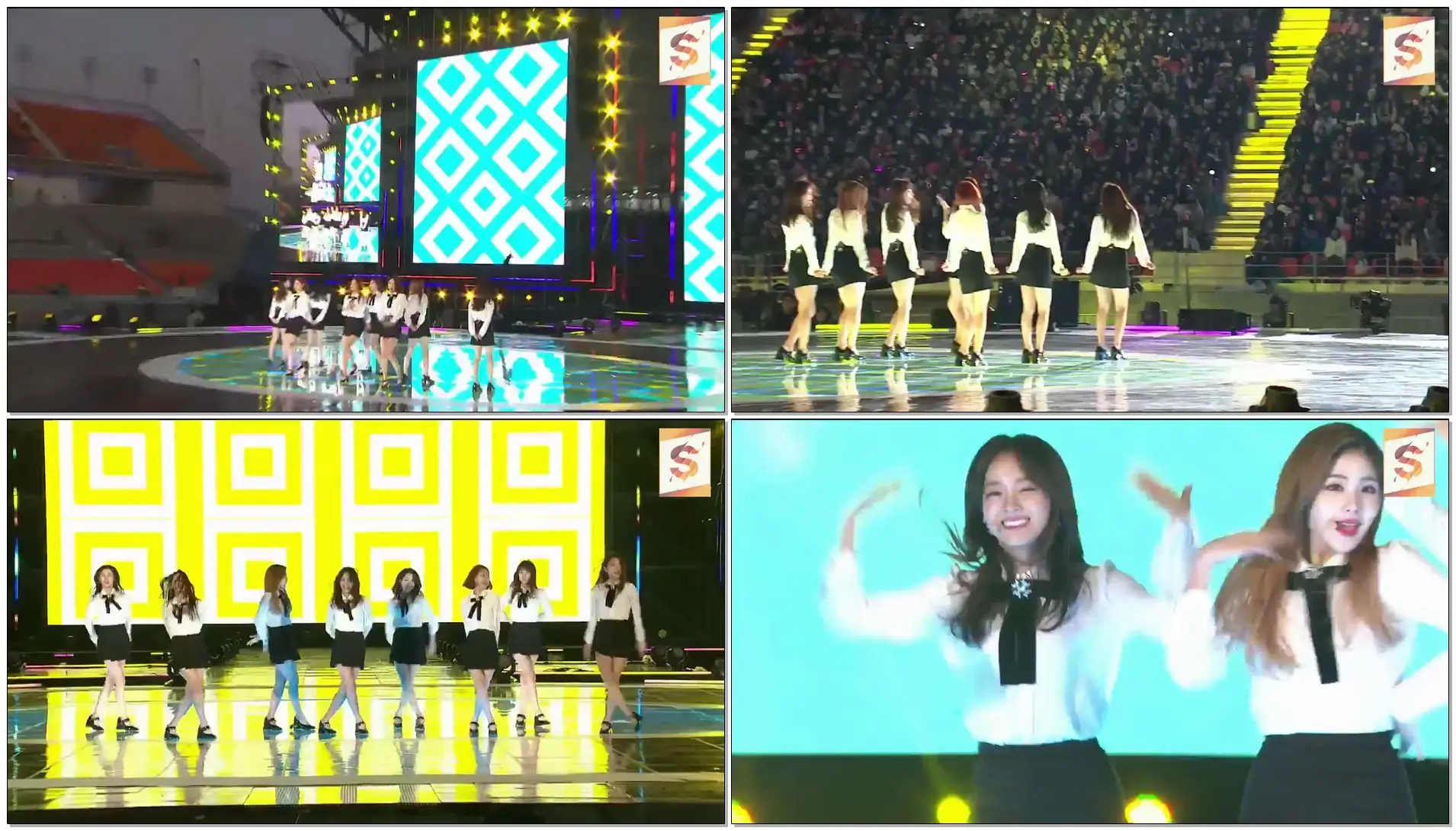 171104 GUGUDAN (구구단) - Rainbow (레인보우) @ 2017 Dream Concert in Pyeongchang(평창드림콘서트)