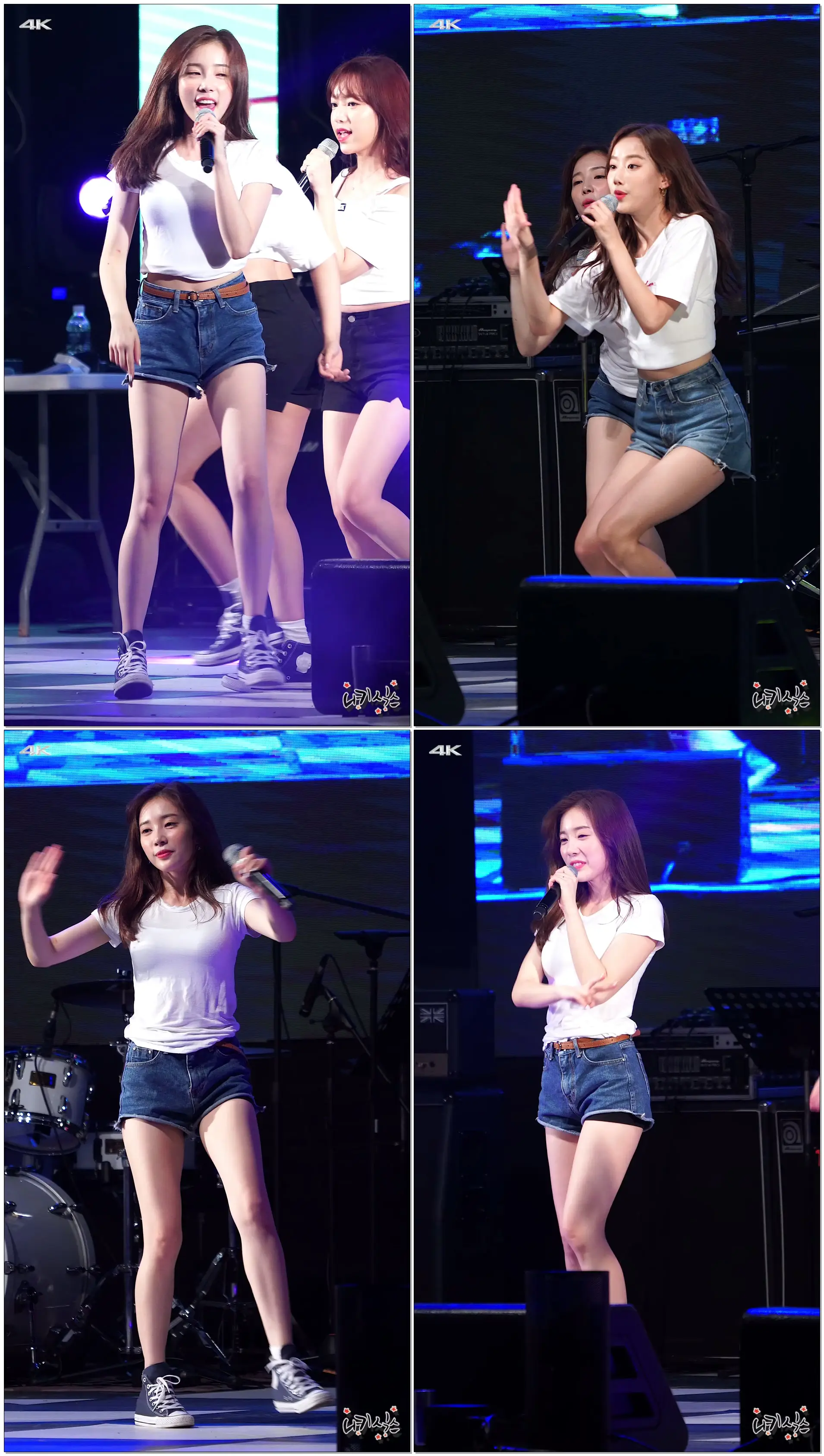 180810 4K 에이프릴(April) 윤채경 WOW 서울 아레나 뮤직페스티벌 직캠(Fancam) by 니키식스