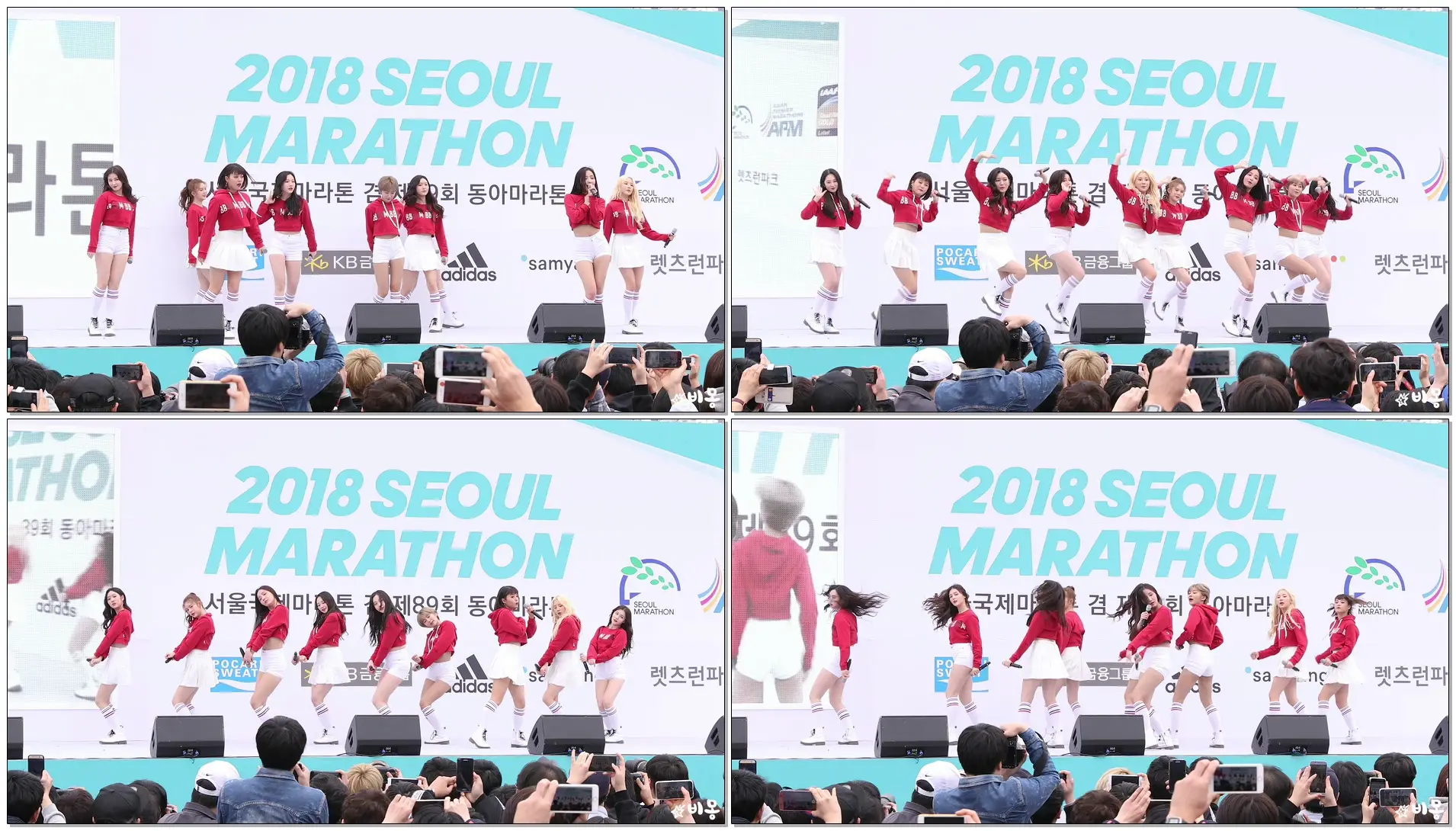 180318 모모랜드(MOMOLAND) - 뿜뿜 (BBOOM BBOOM) [서울국제마라톤대회] 4K 직캠 by 비몽