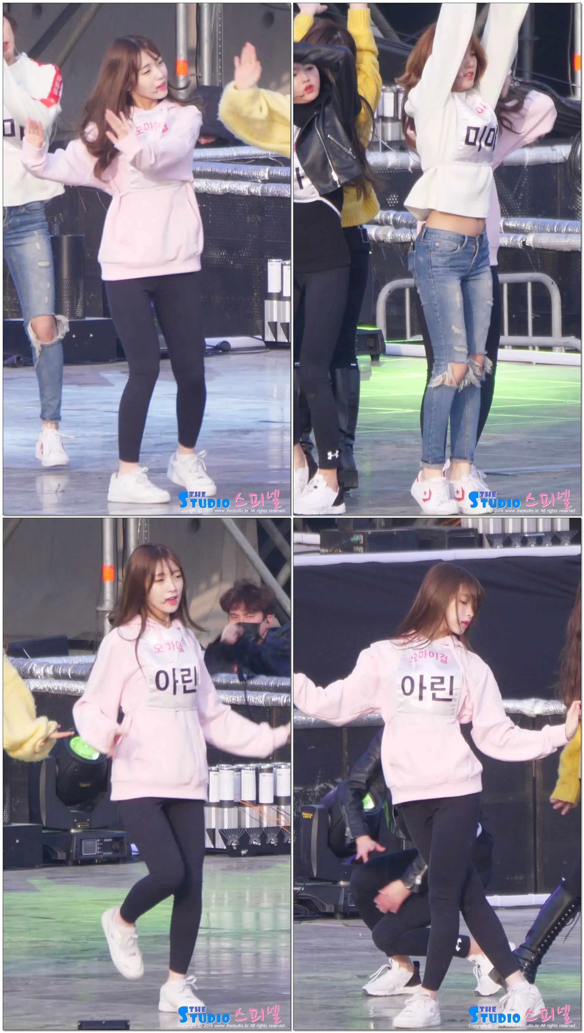 180210 오마이걸 '비밀정원' 아린 사복 리허설 직캠 OH MY GIRL Arin Rehearsal fancam - Secret Garden (강릉) by Spinel