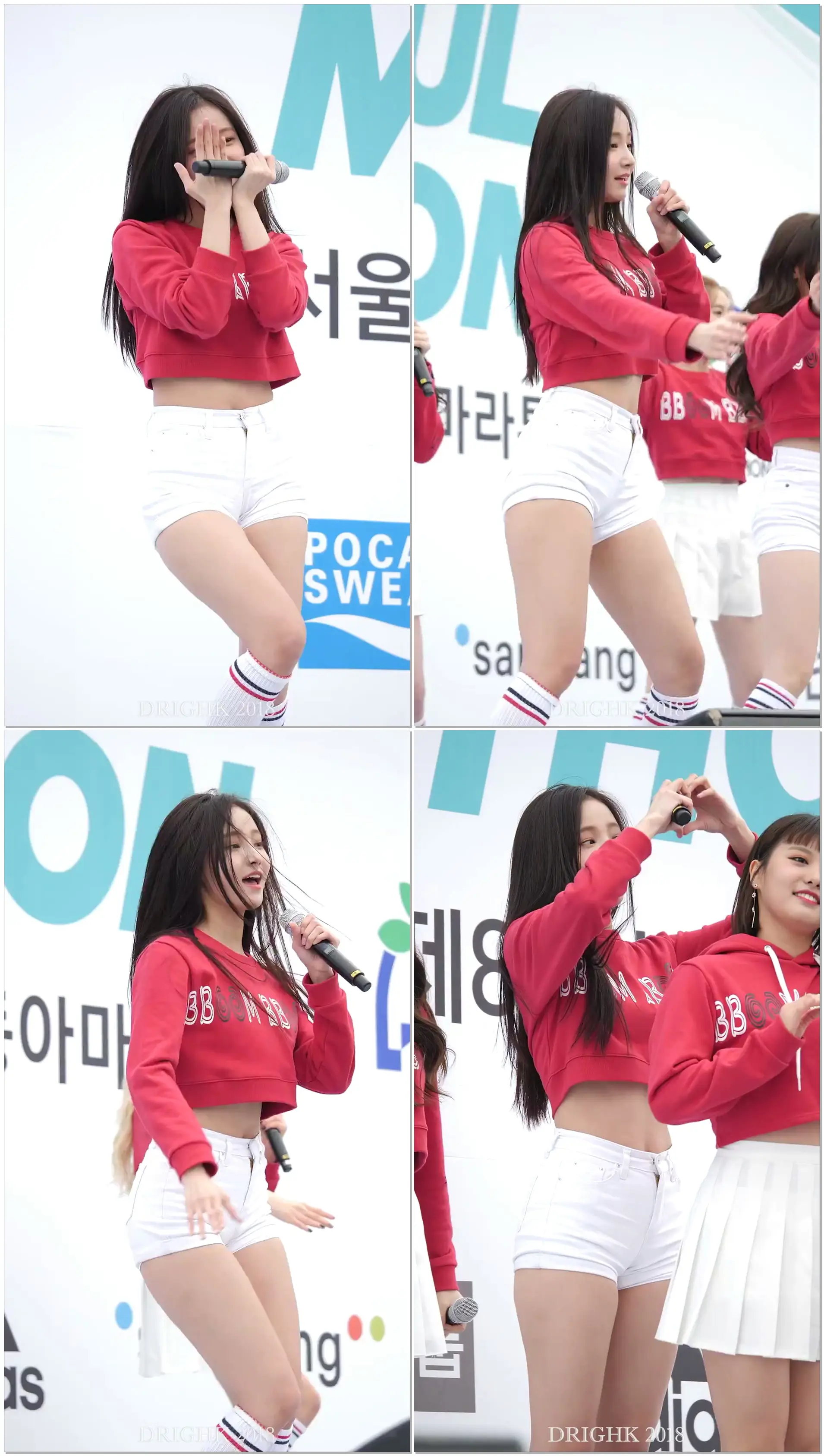 모모랜드(MOMOLAND) 연우 '어마어마해' 직캠fancam [180317 서울국제마라톤대회]