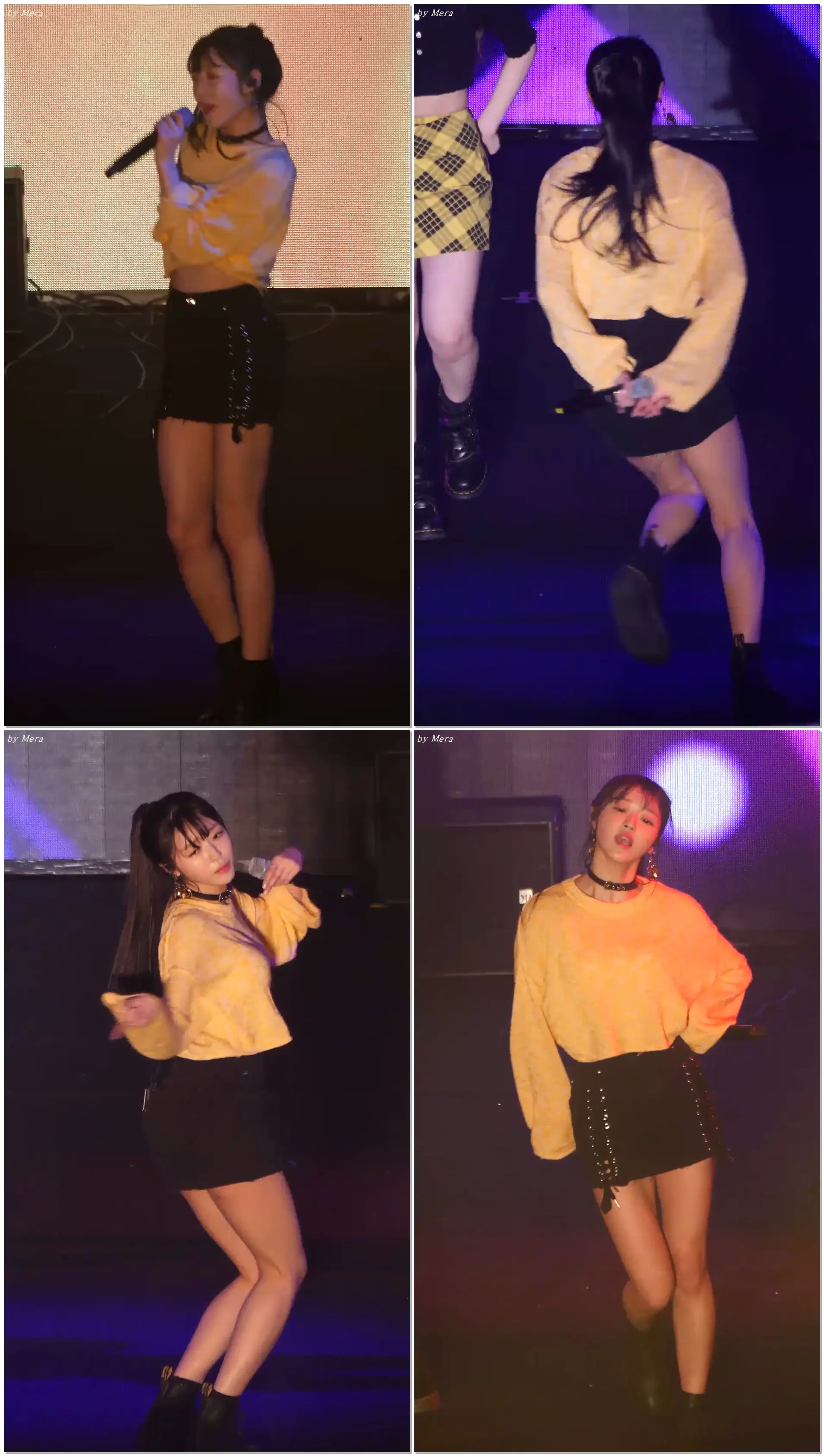 180224 오마이걸 (OH MY GIRL) 한 발짝 두 발짝(One Step, Two Steps) [유아] YooA 직캠 Fancam (춘천) by Mera