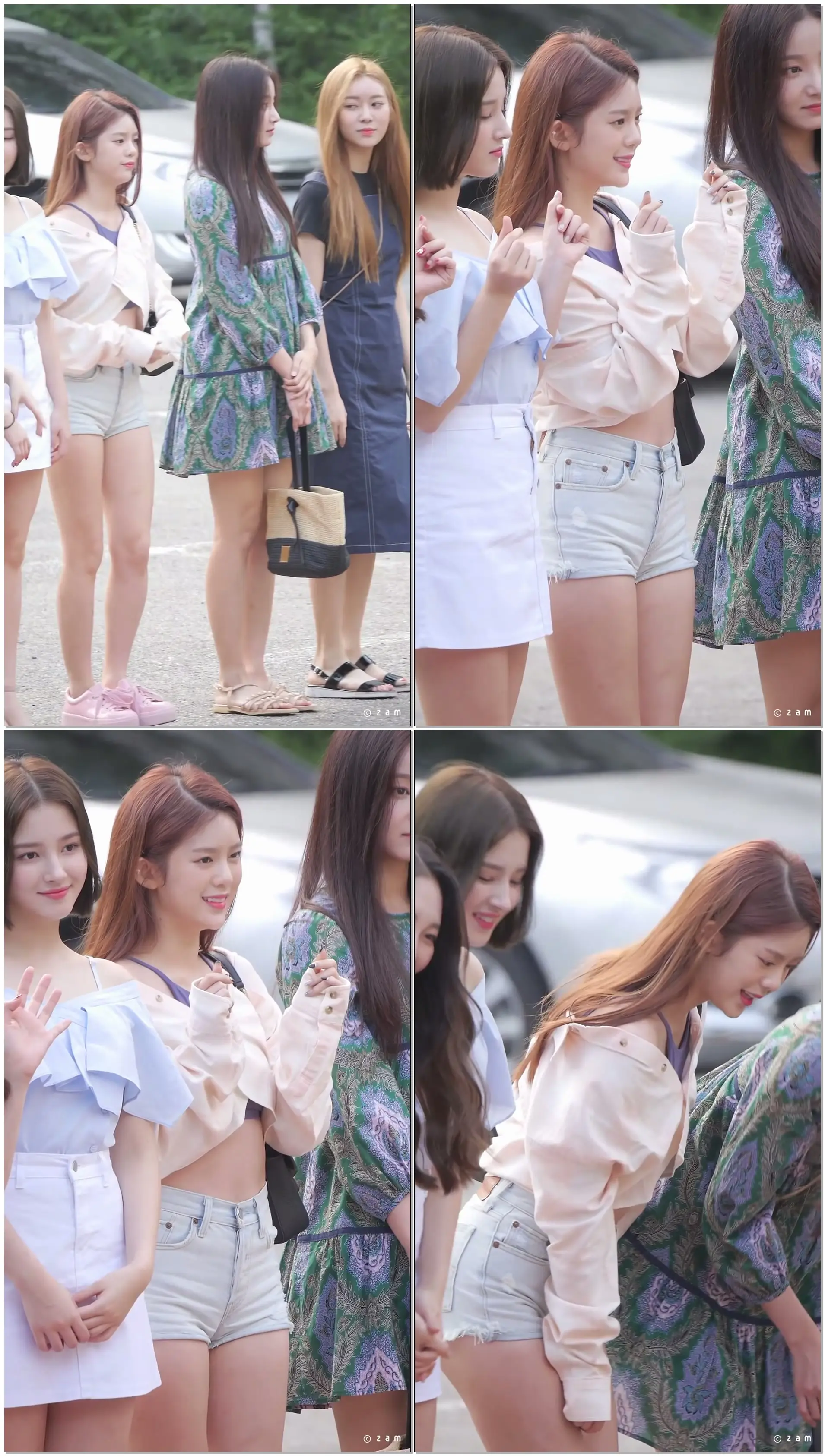 180727 모모랜드 데이지 - 뮤직뱅크 출근길 (KBS신관공개홀) 직캠 fancam by zam