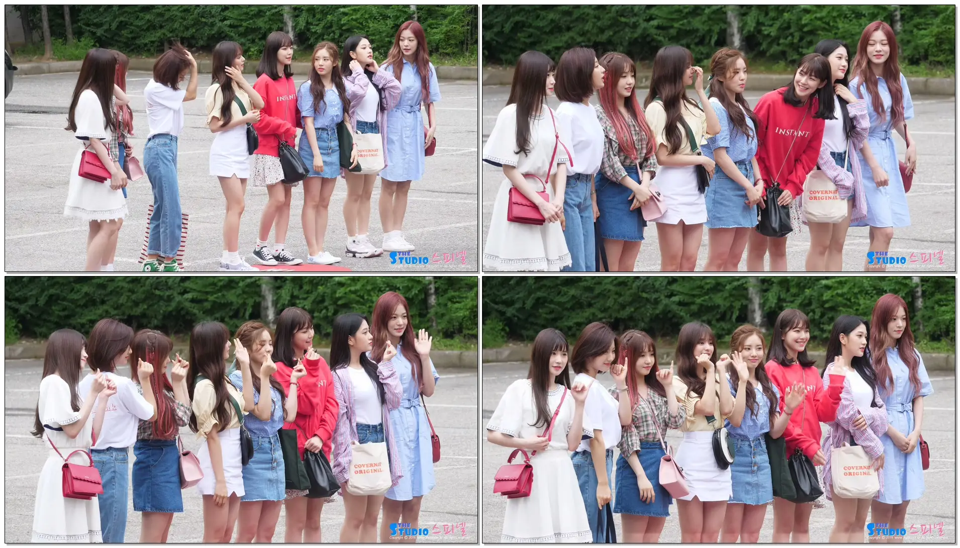 180713 프로미스나인 fromis_9 뮤직뱅크 출근길 4K 직캠 by Spinel