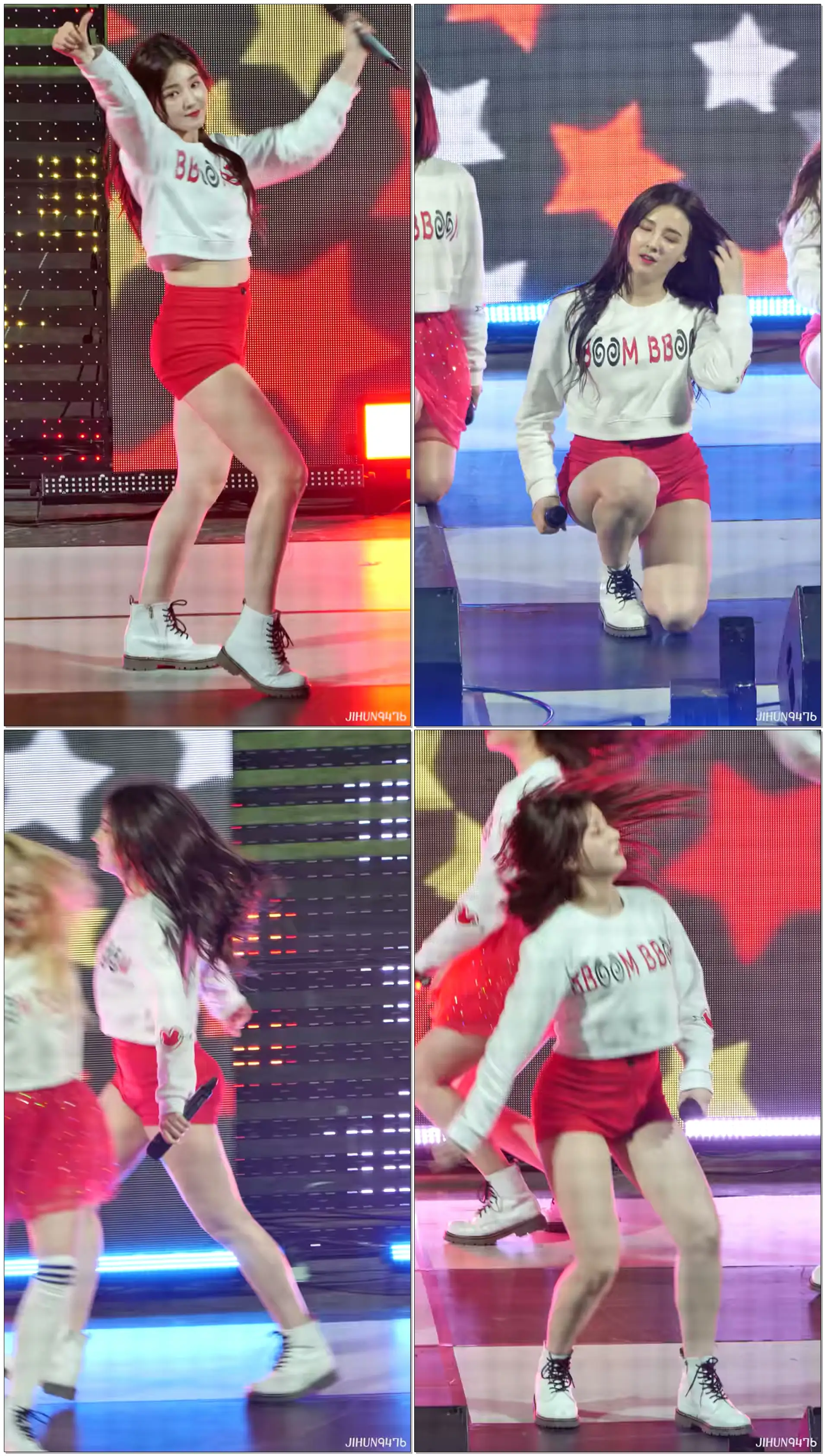 [4k] 180401 모모랜드 MOMOLAND(낸시 Nancy) - 뿜뿜 @ 2018 KT WIZ 시민 서포터즈 페스티벌 직캠 by jihun9476