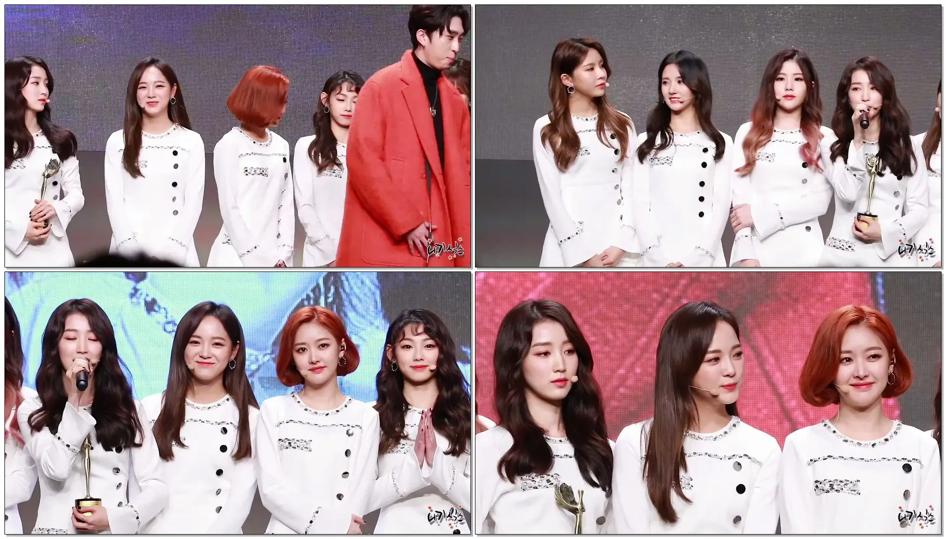 171128 구구단(gugudan) 시상 및 소감 대한민국 문화예술대상 직캠(Fancam) by 니키식스