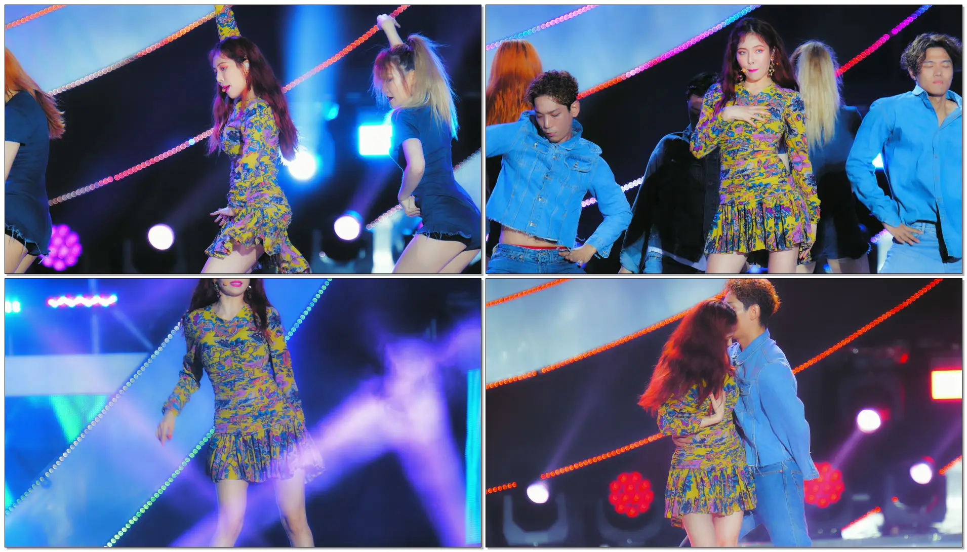 색감재보정(Color regrading) 4 HyunA(현아) - 베베 (BABE)@170924 대전 SF 콘서트 [4k Fancam/직캠] By TheGsd