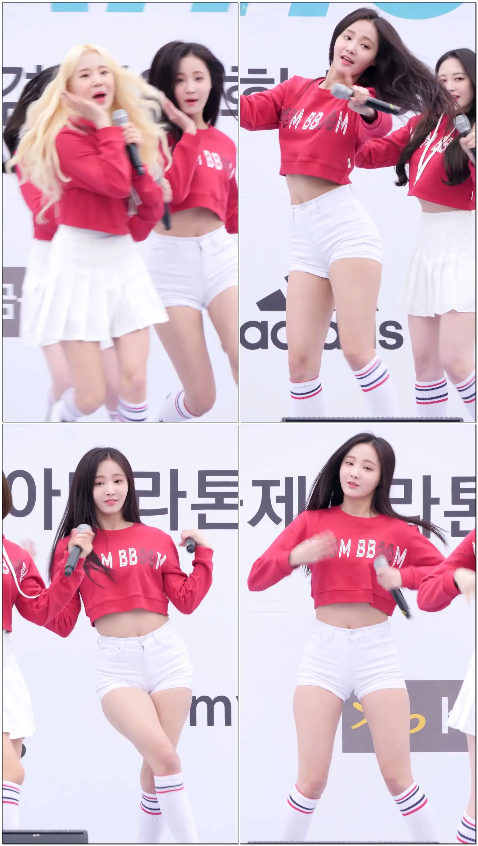 180318 MOMOLAND (모모랜드) - Freeze(꼼짝마) 2배속 Ver. [연우] YeonWoo 직캠 Fancam (2018서울국제마라톤) by Mera
