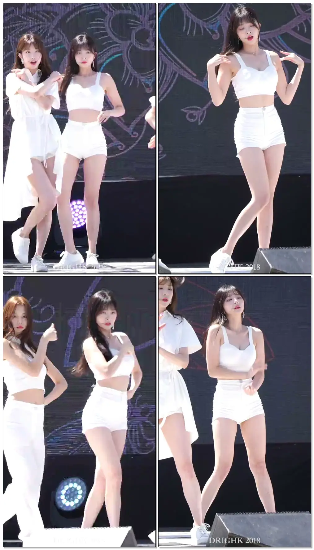 라붐(LABOUM) 해인 '체온(Between Us)' 직캠fancam [180908 전우마라톤 위문열차]