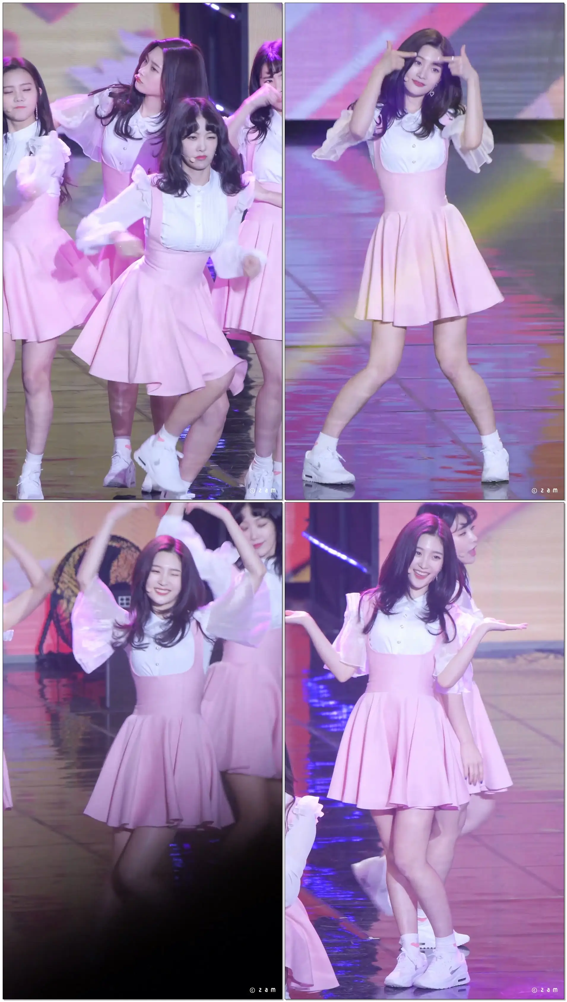 180130 다이아 DIA 채연 - 나랑 사귈래 (평창올림픽G-10행사 KBS아레나) 직캠 fancam by zam
