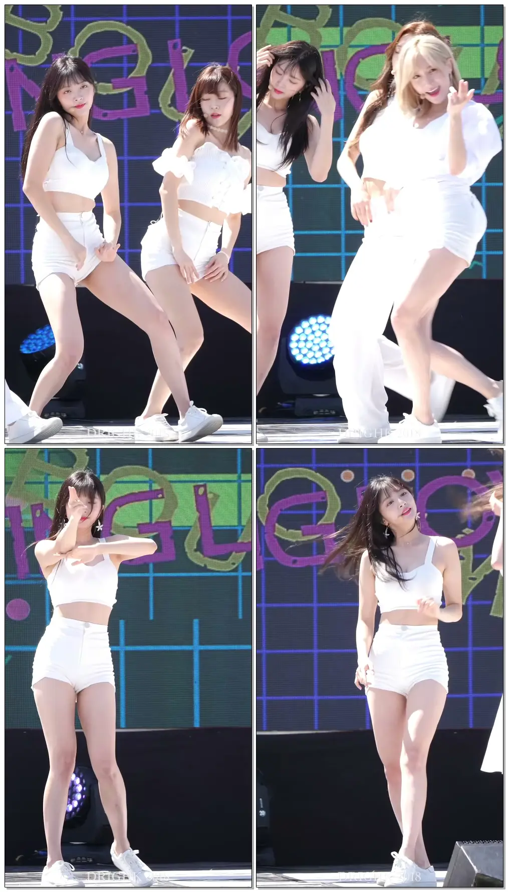 라붐(LABOUM) 해인 '푱푱(Shooting Love)' 직캠fancam [180908 전우마라톤 위문열차]