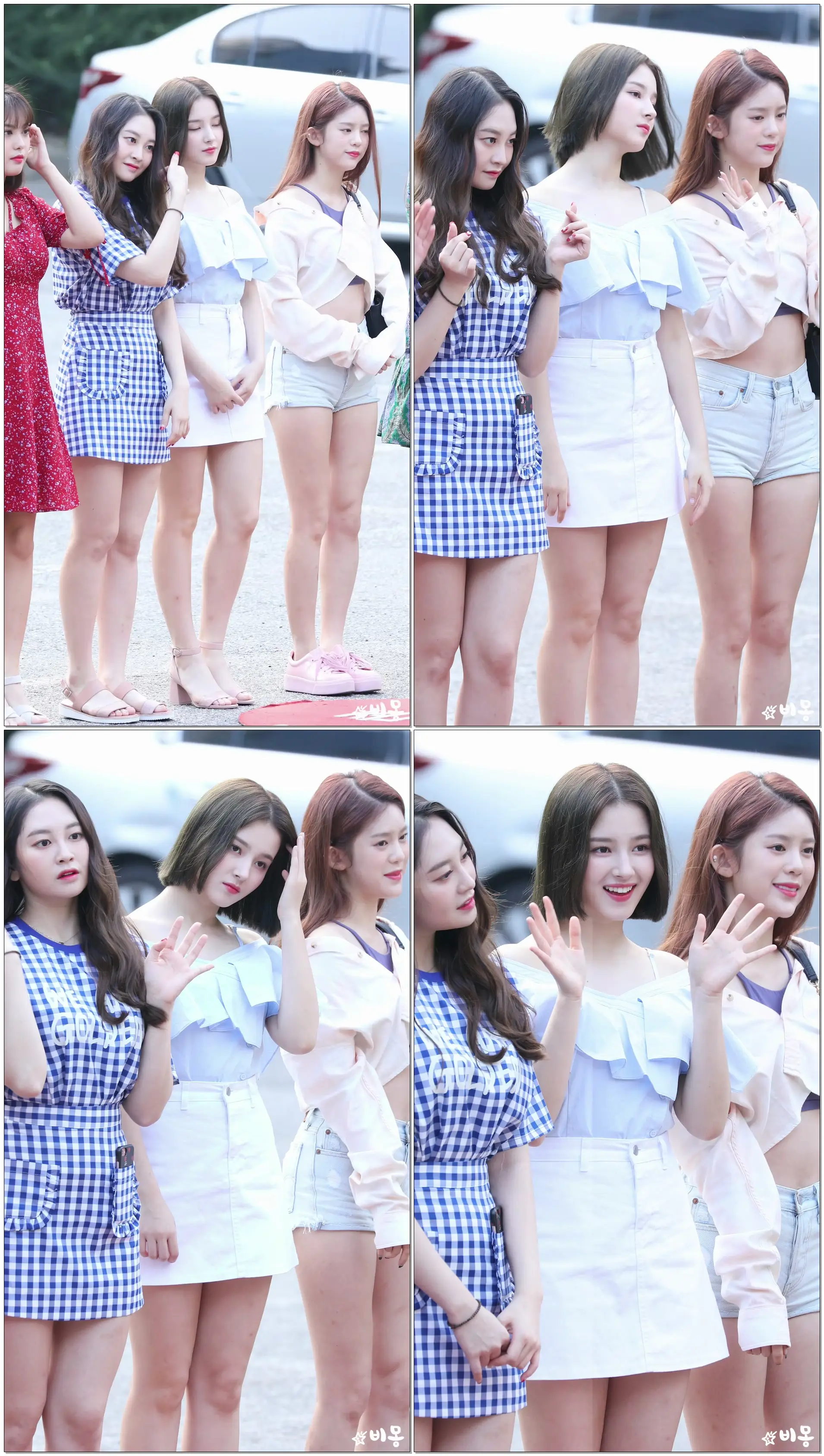 180727 모모랜드(MOMOLAND) 낸시(Nancy) 출근길 [뮤직뱅크] 4K 직캠 by 비몽