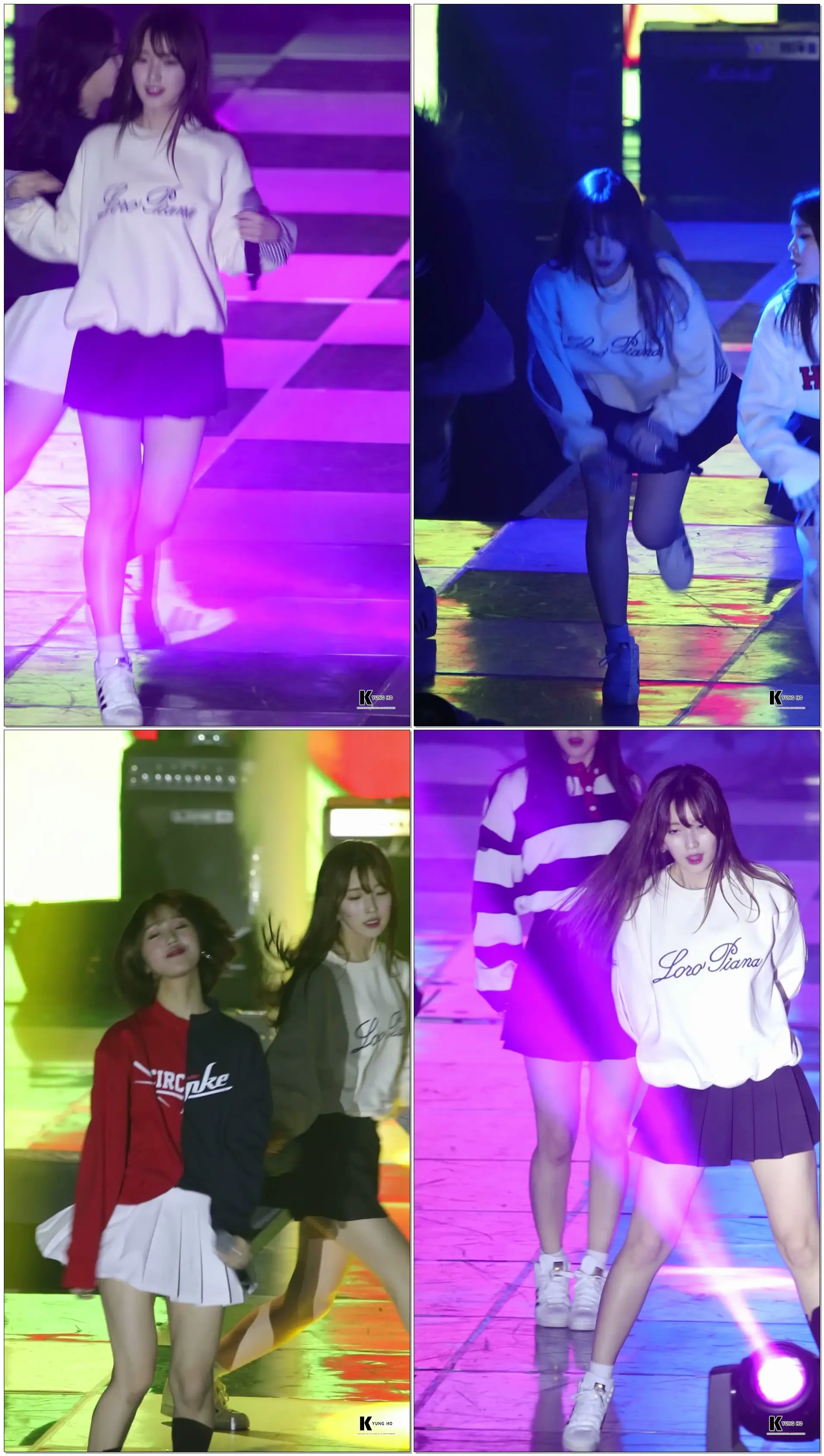 171206 2017 푸른별콘서트 오마이걸 (ohmygirl) 한발짝두발짝 아린 직캠 / fancam