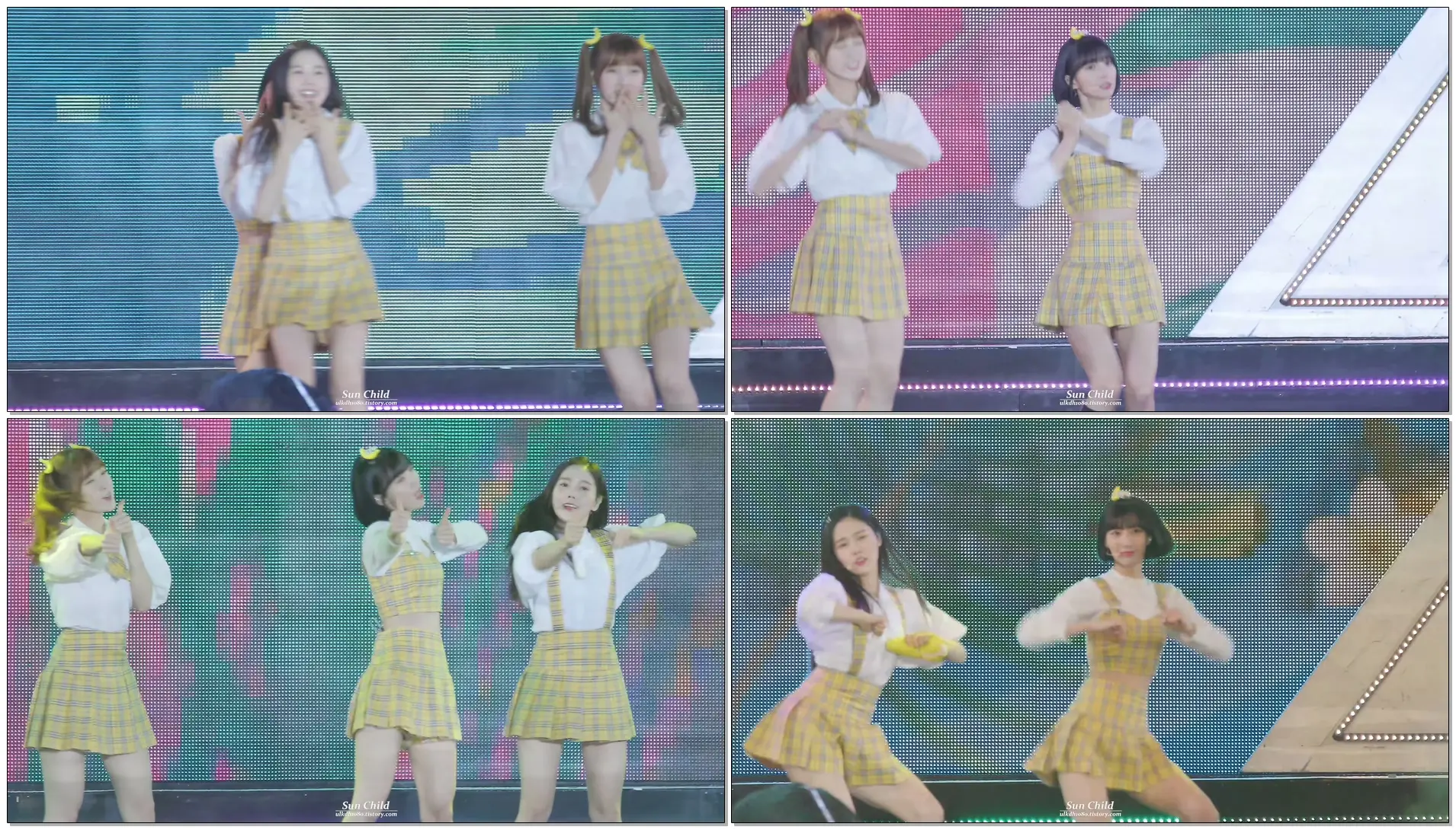 [4k] 180404 오마이걸 - '바나나 알러지 원숭이' 비니 직캠 @ 울산 쇼챔피언