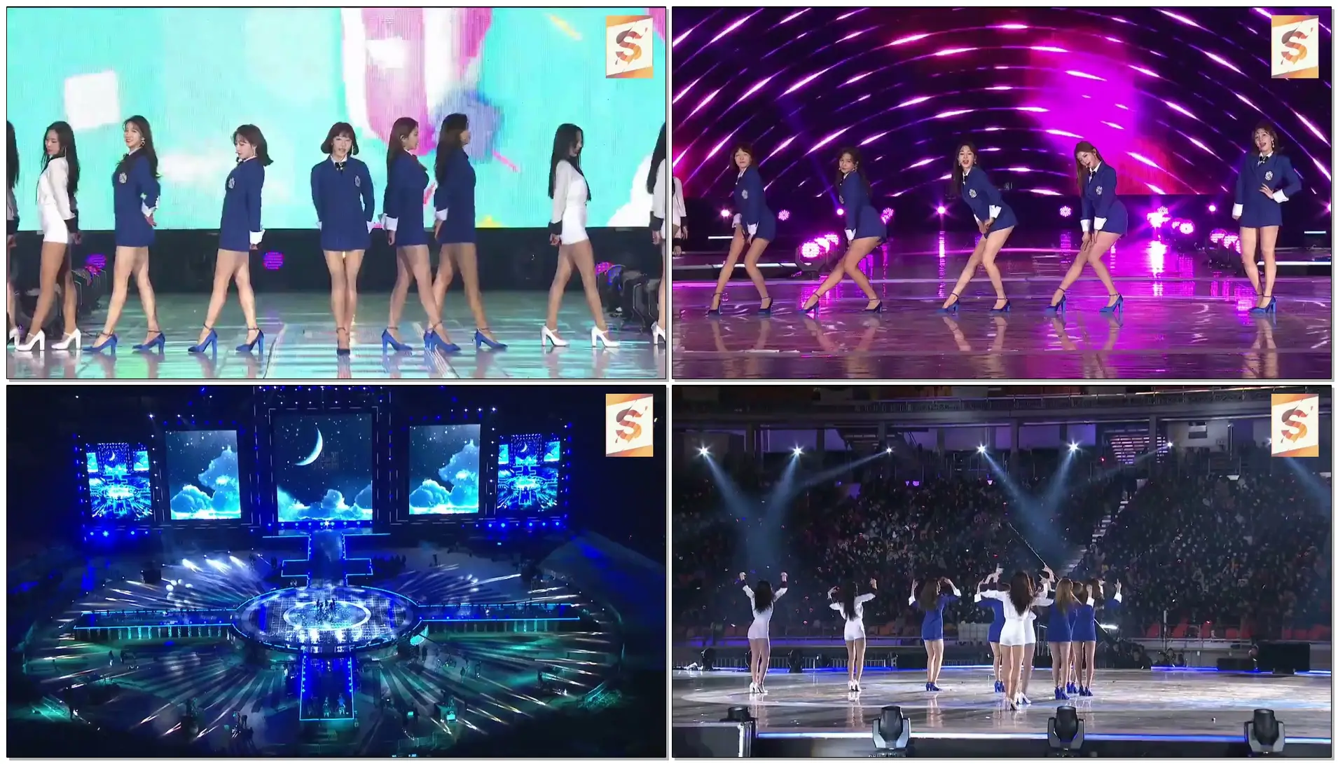 171104 LABOUM - Journey to Atlantis + Hwi Hwi + Winter Story @ 2017 Dream Concert in Pyeongchang(평창드림콘서트)