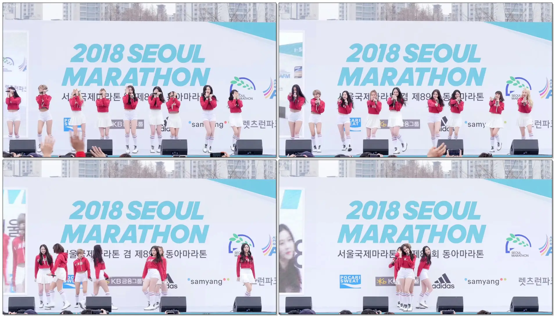 180318 MOMOLAND (모모랜드) - Wonderful love(어마어마해) 2배속 Ver. [전체] 직캠 Fancam (2018서울국제마라톤) by Mera