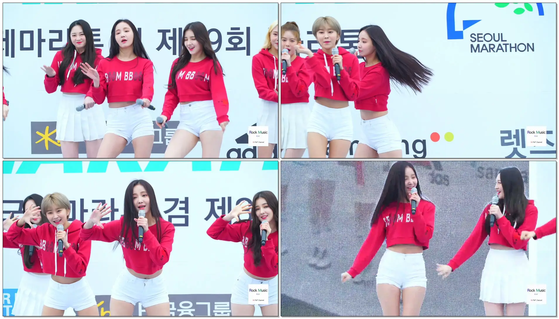 모모랜드 연우 (Yeonwoo )[4K 직캠]짠쿵쾅 JJan! Koong! Kwang!,서울국제마라톤 after party@180318 락뮤직