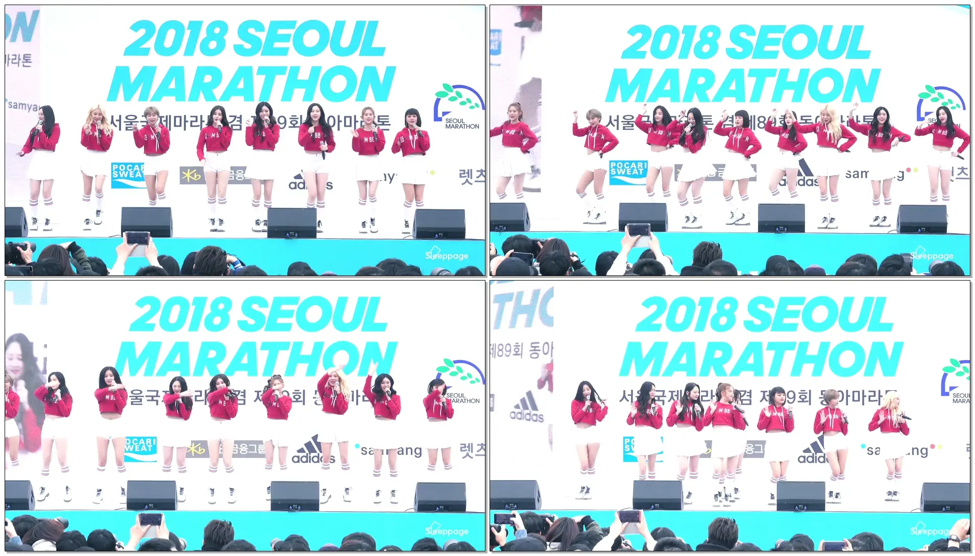 [4K] 180318 모모랜드 MOMOLAND Full Cam @ 서울마라톤 By Seeppage