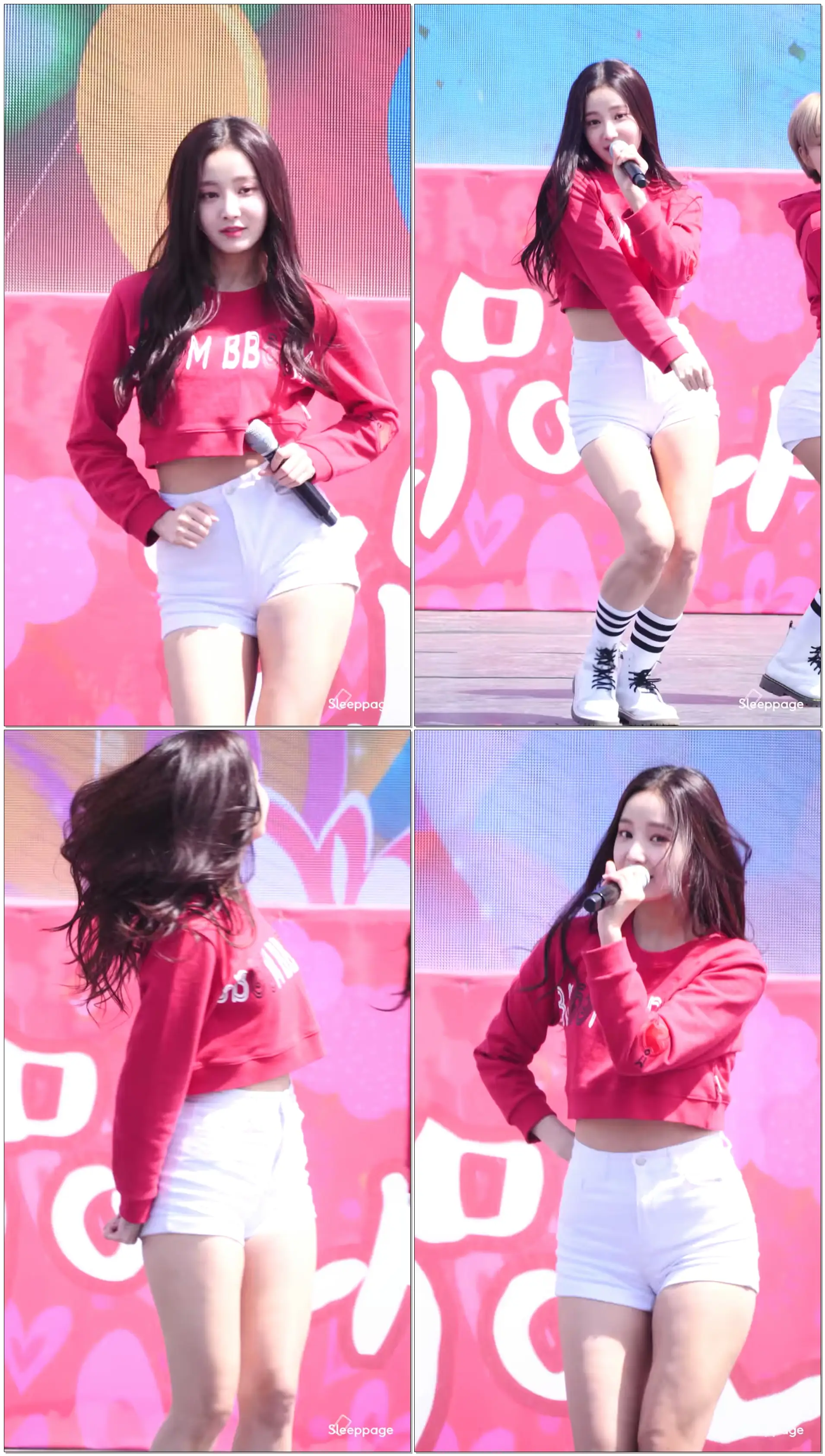 [4K] 180406 모모랜드 MOMOLAND 짠쿵쾅 JJan! Koong! Kwang! 연우 Yeonwoo @ 1M1원 자선걷기대회 BY Sleeppage