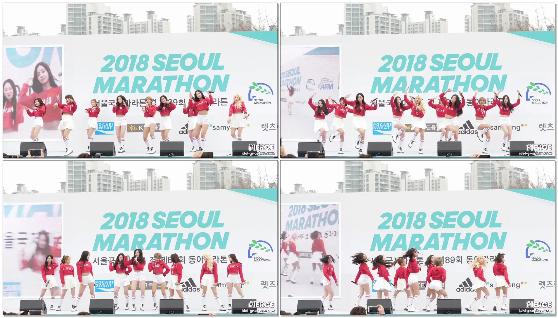 [4K] [180318] 모모랜드 MOMOLAND - 뿜뿜 BBoom BBoom (서울국제마라톤대회 축하공연) 직캠/Fancam by PIERCE