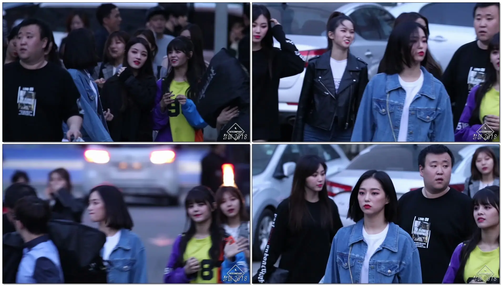 180330 씨엘씨 (clc) 전체 퇴근길 BY 철이 147Company - kbs 뮤직뱅크 신관공개홀(직캠/fancam)