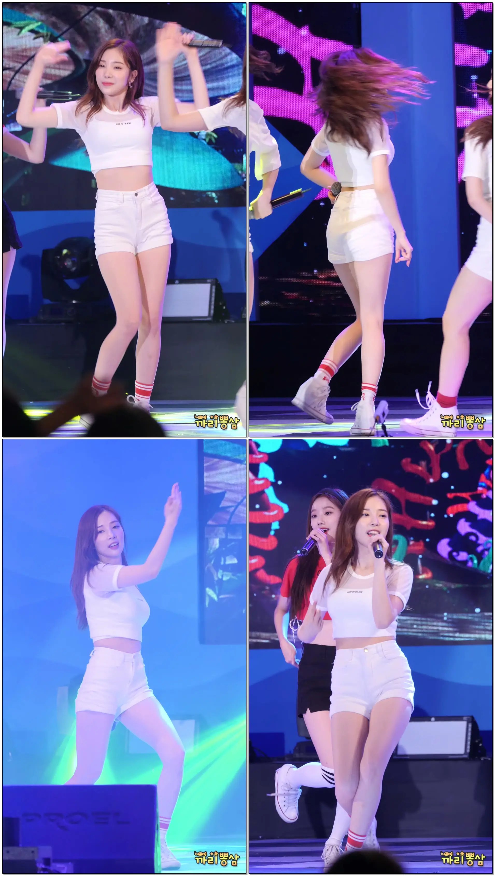 [4K]180728 APRIL 에이프릴 윤채경 'Tinker Bell' 팅커벨 [직캠/Fancam] @ 봉화은어축제 by 까리뽕삼