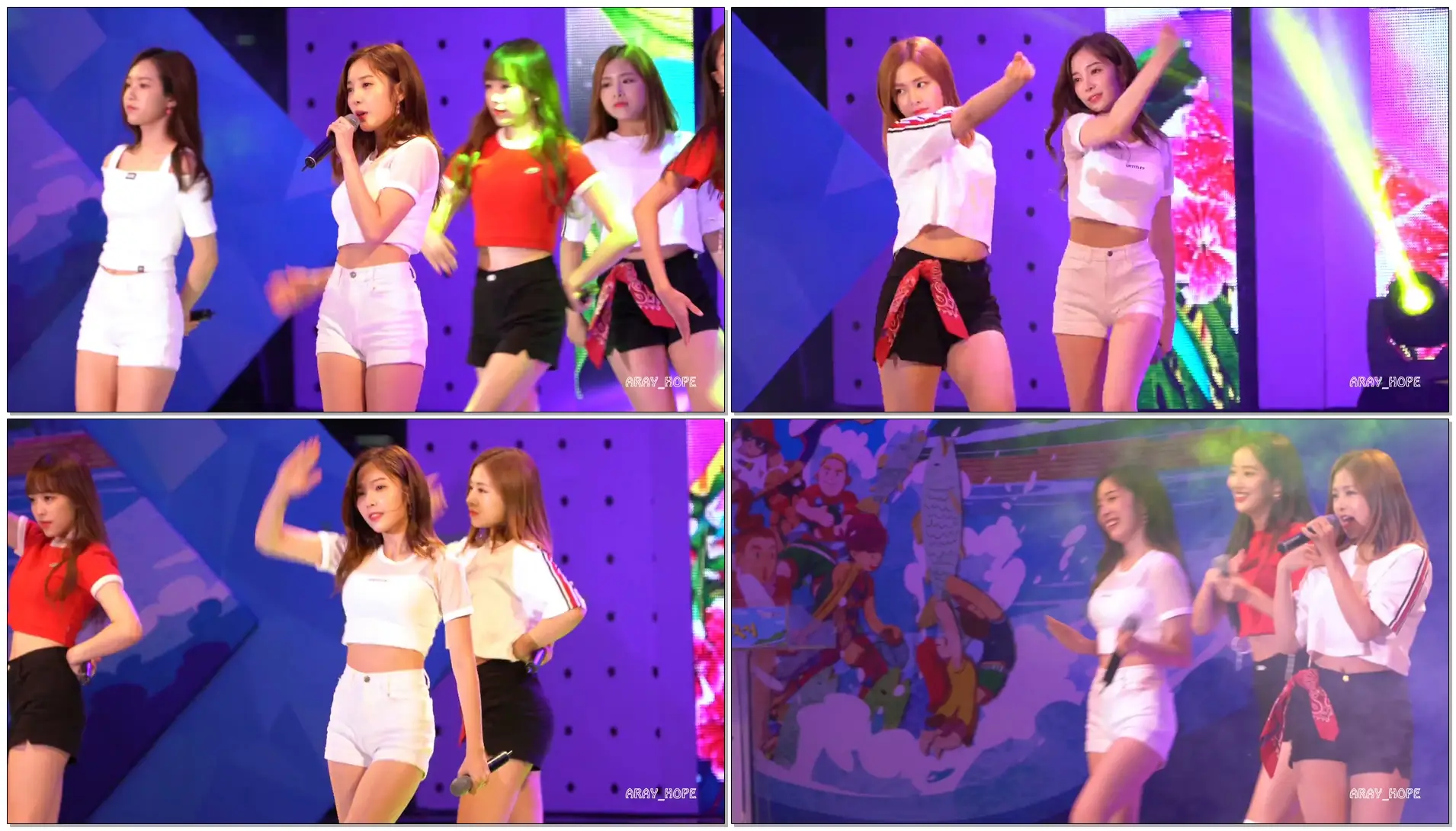 [4k]180728 #에이프릴 APRIL (채경 ChaeKyung) - 파랑새 The Blue Bird @봉화은어축제_직캠FANCAM