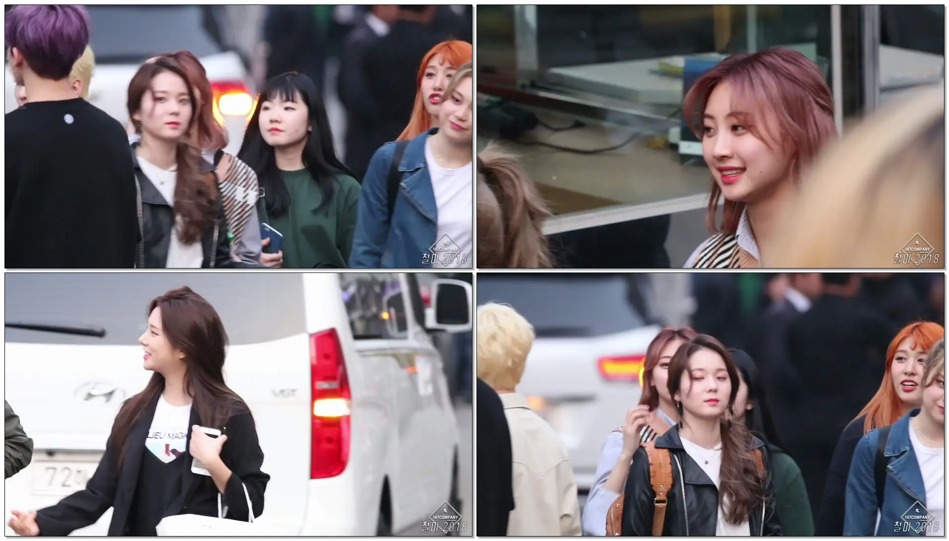 180420 라붐 (LABOUM) 솔빈+하이틴 퇴근길 BY 철이 147Company - kbs 뮤직뱅크 신관공개홀(직캠/fancam)