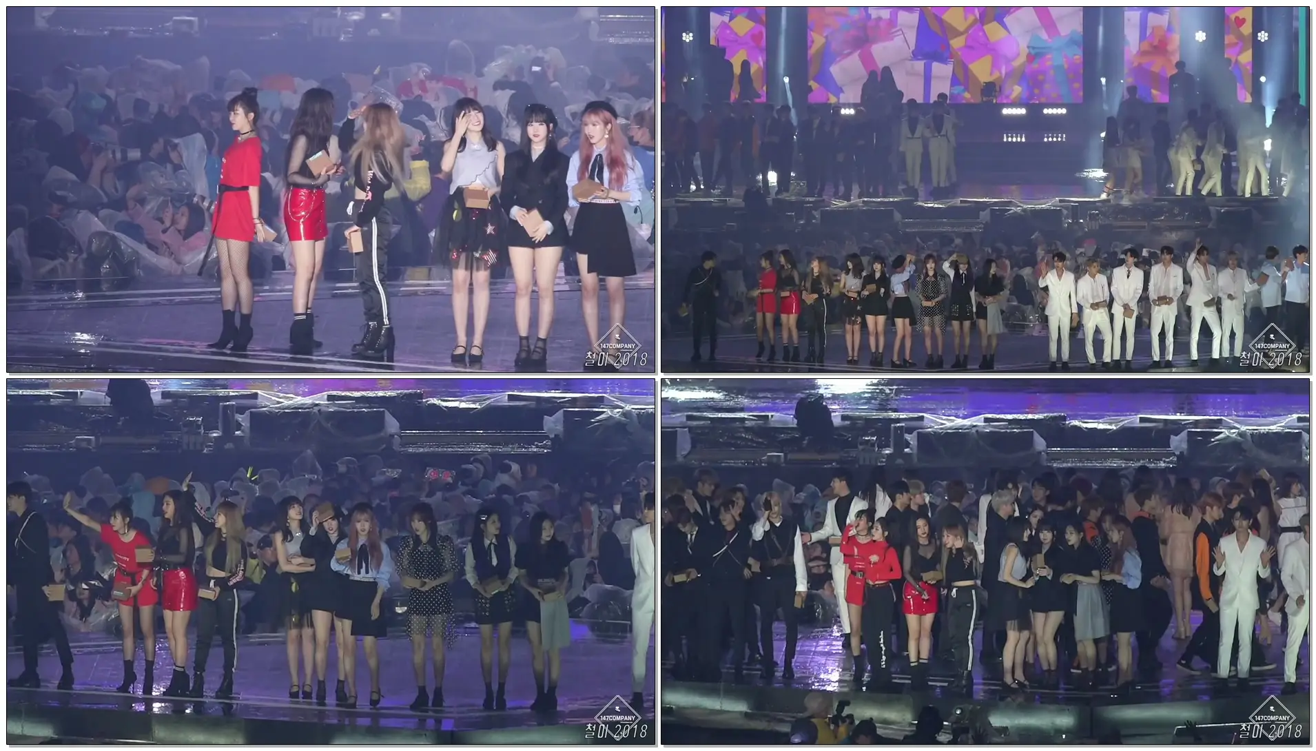 180512 레드벨벳 (Red Velvet) 여자친구 (GFRIEND) 전체 엔딩 BY 철이 147Company - 상암(직캠/fancam)
