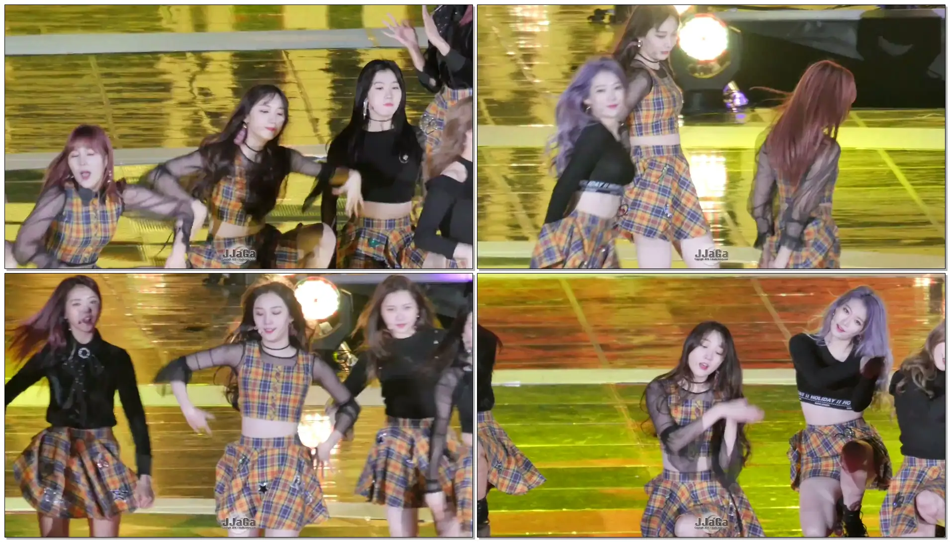 171104 프리스틴 로아 직캠 (PRISTIN 김민경) -'WEE WOO' (Fancam) By.JJaGa !드림콘서트 @평창 동계올림픽 플라자