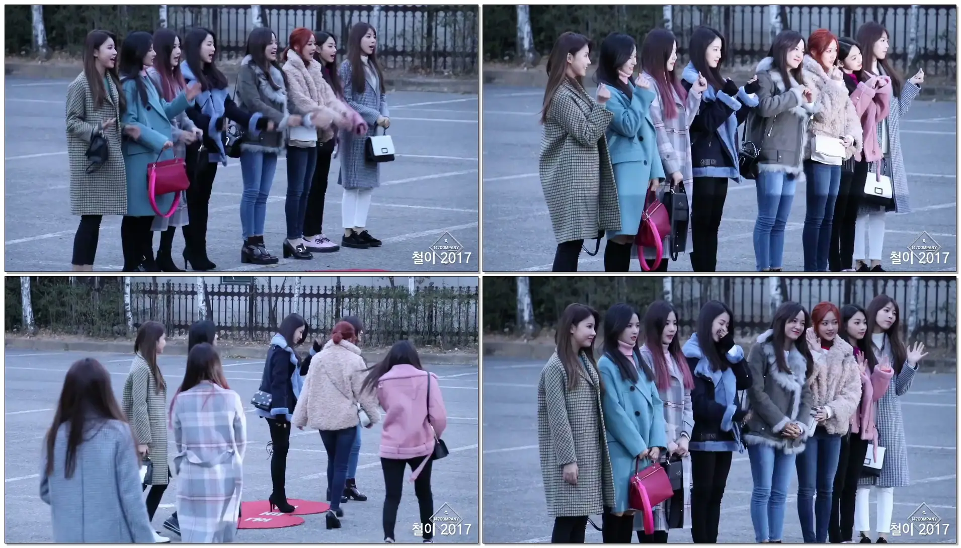 171201 구구단 (gugudan) 전체 출근길 BY 철이 147Company - kbs 뮤직뱅크 신관공개홀(직캠/fancam)