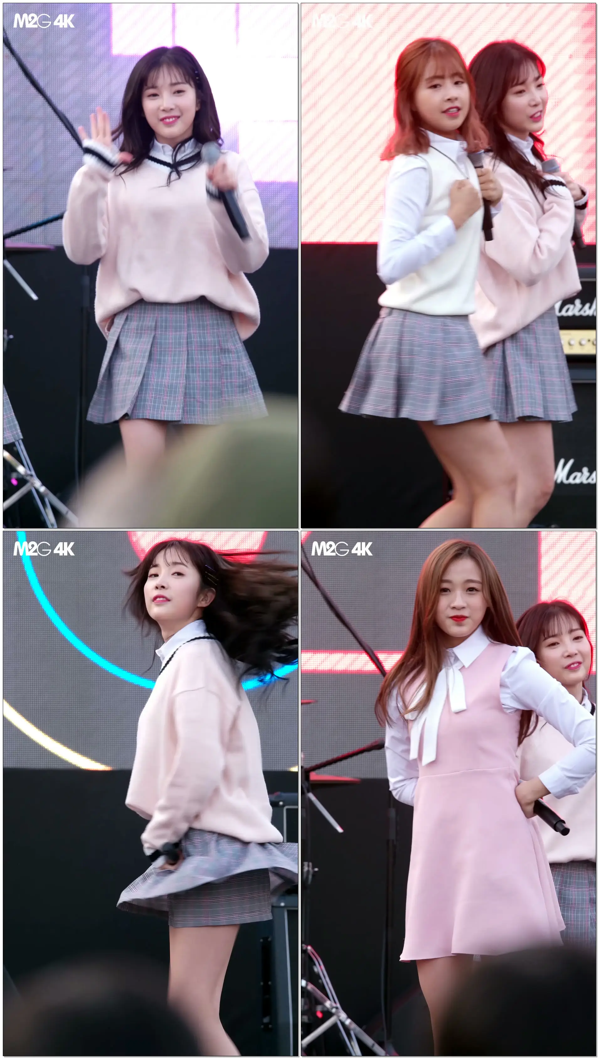 [직캠] 171105 에이프릴 윤채경 ( 띵 ) - 오산 청소년축제