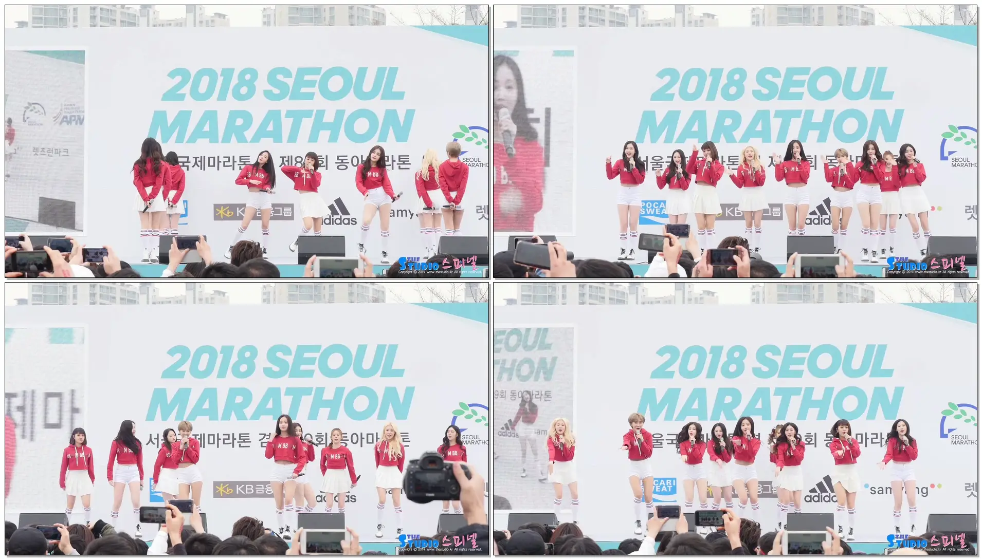 180318 모모랜드 '짠쿵쾅' 4K 전체 직캠 MOMOLAND fancam - JJan! Koong! Kwang! (서울국제마라톤) by Spinel