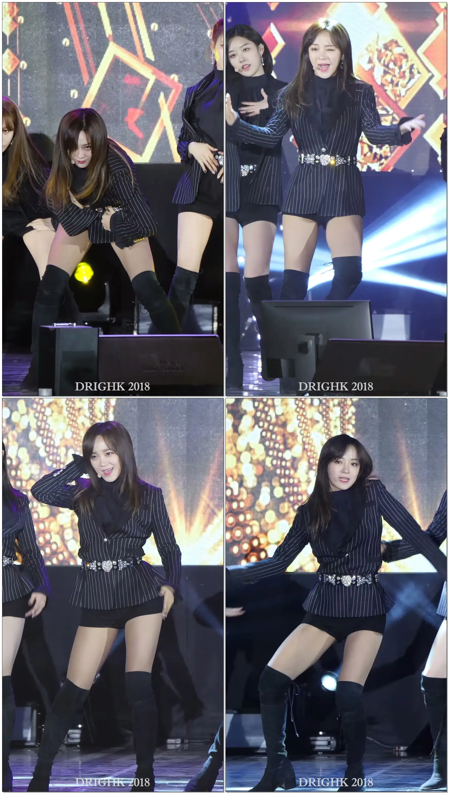 구구단(gugudan) 세정 'The Boots' 직캠fancam [180303 평창 동계패럴림픽 성화 합화식]
