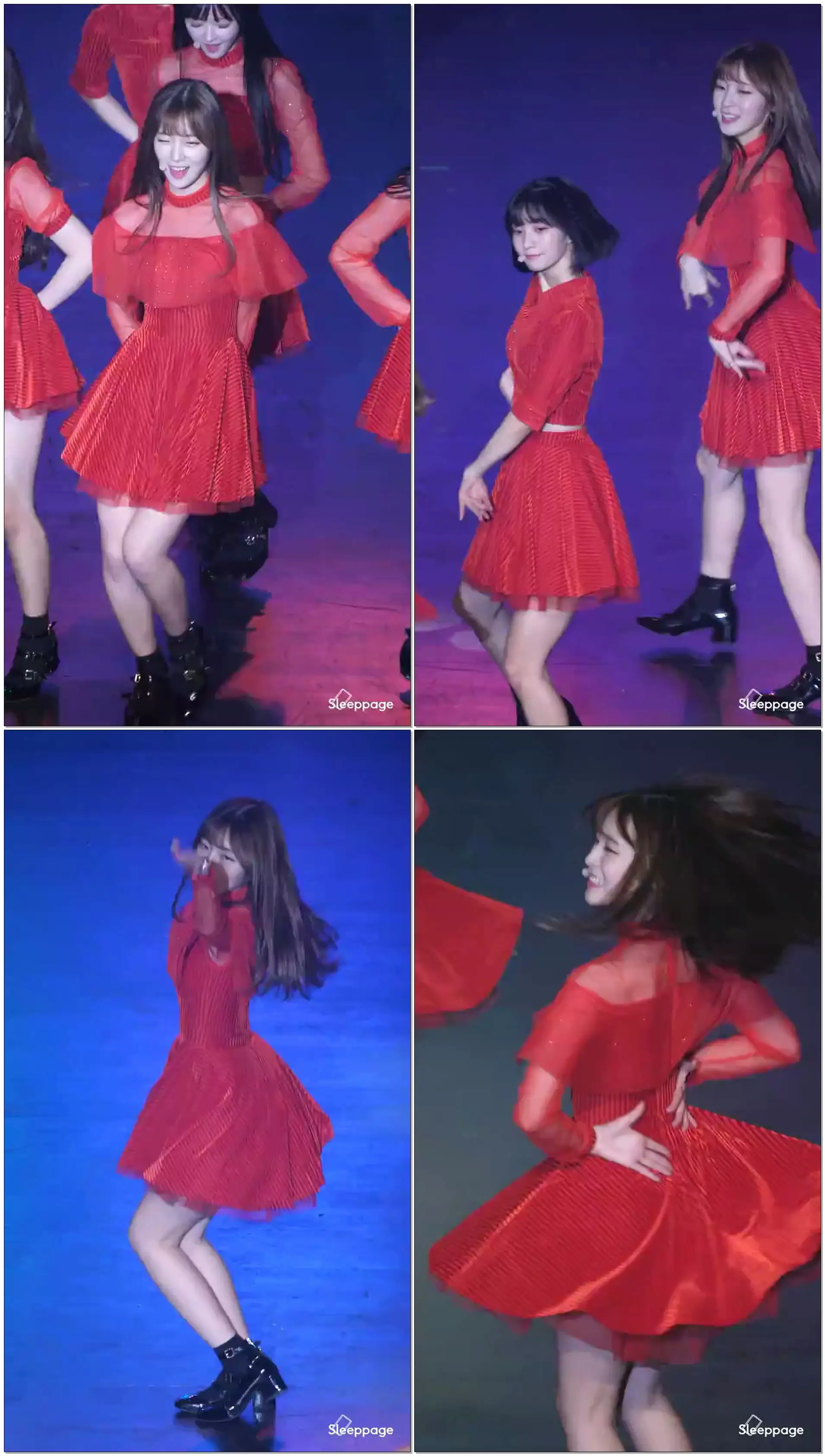 180128 오마이걸 Oh My Girl 윈디데이 Windy Day 아린 Arin @ 인제 ICON콘서트 by Sleeppage