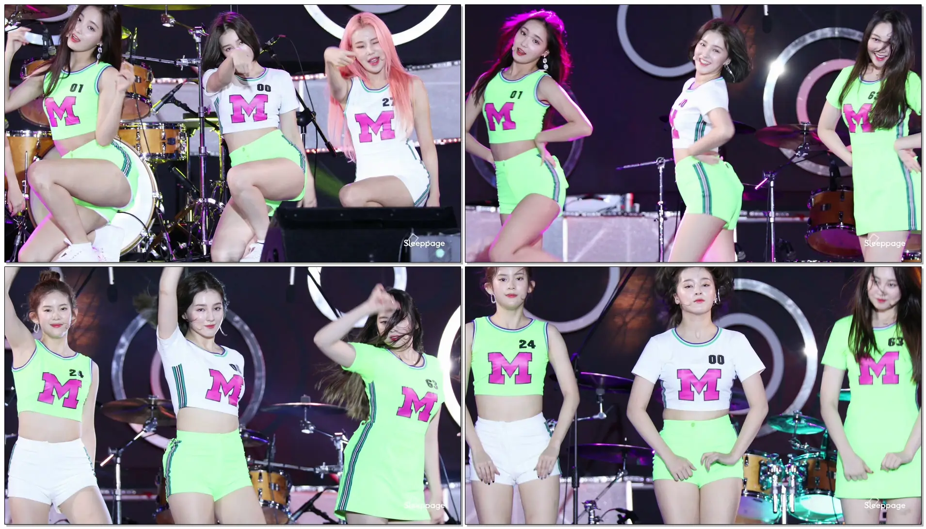 [4K] 180728 모모랜드 MOMOLAND 낸시 NANCY Full Cam @ 영덕섬머뮤직페스티벌 By Sleeppage
