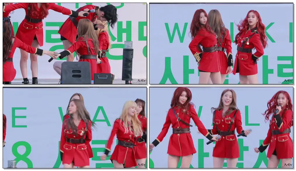 180909 우주소녀(WJSN) 너에게 닿기를(I WISH) 연정YEONJUNG 4k 직캠Fancam #평촌중앙공원 걷기대회